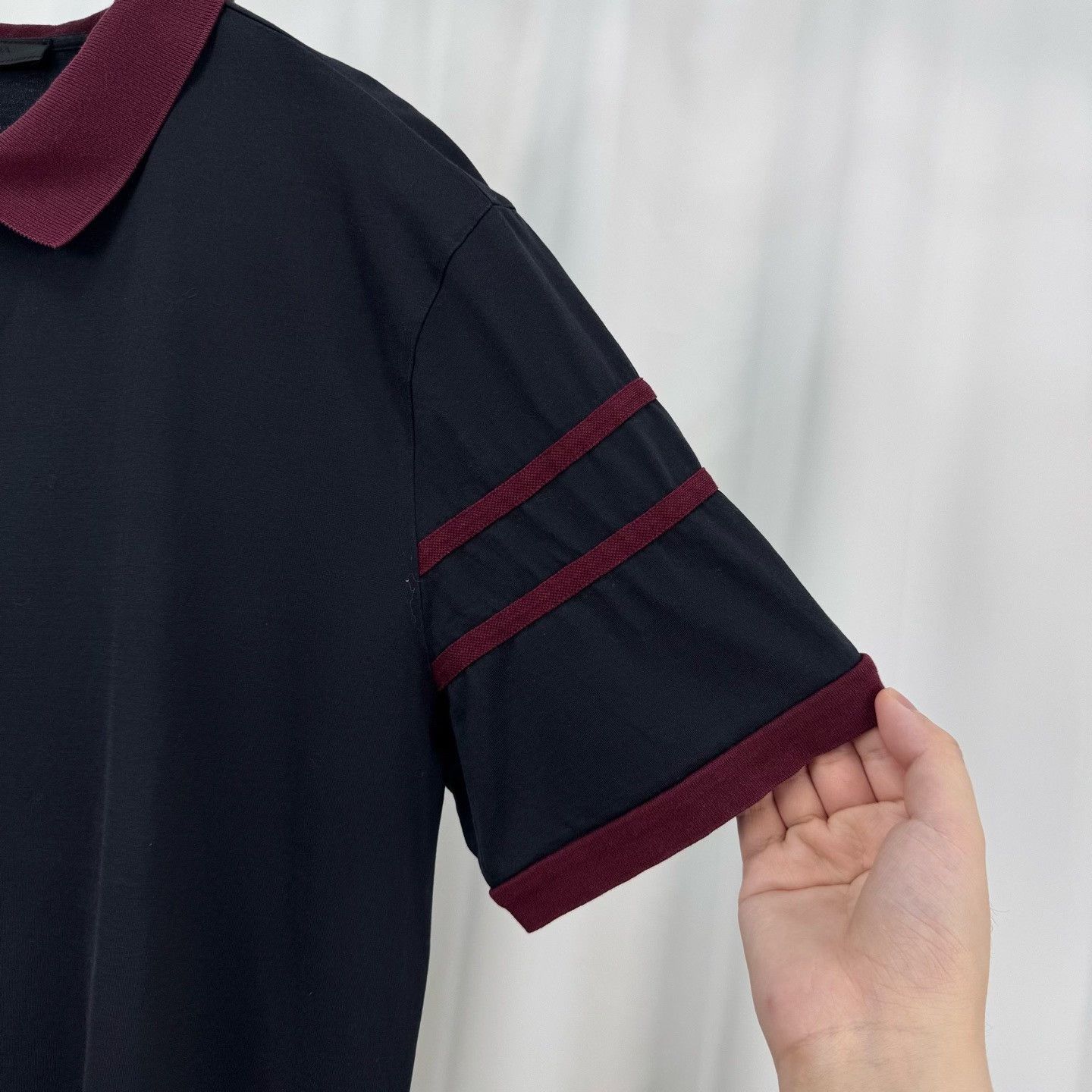 Prada Prada Black Short-Sleeve Polo Size US L / EU 52-54 / 3 - 4 Thumbnail