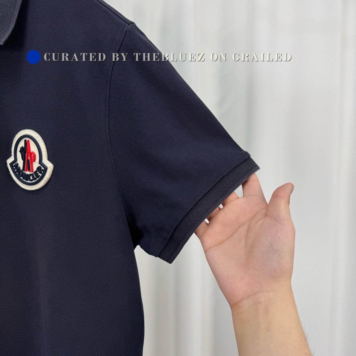 Moncler Moncler Printed Logo Polo Short Sleeve Size US L / EU 52-54 / 3 - 4 Thumbnail