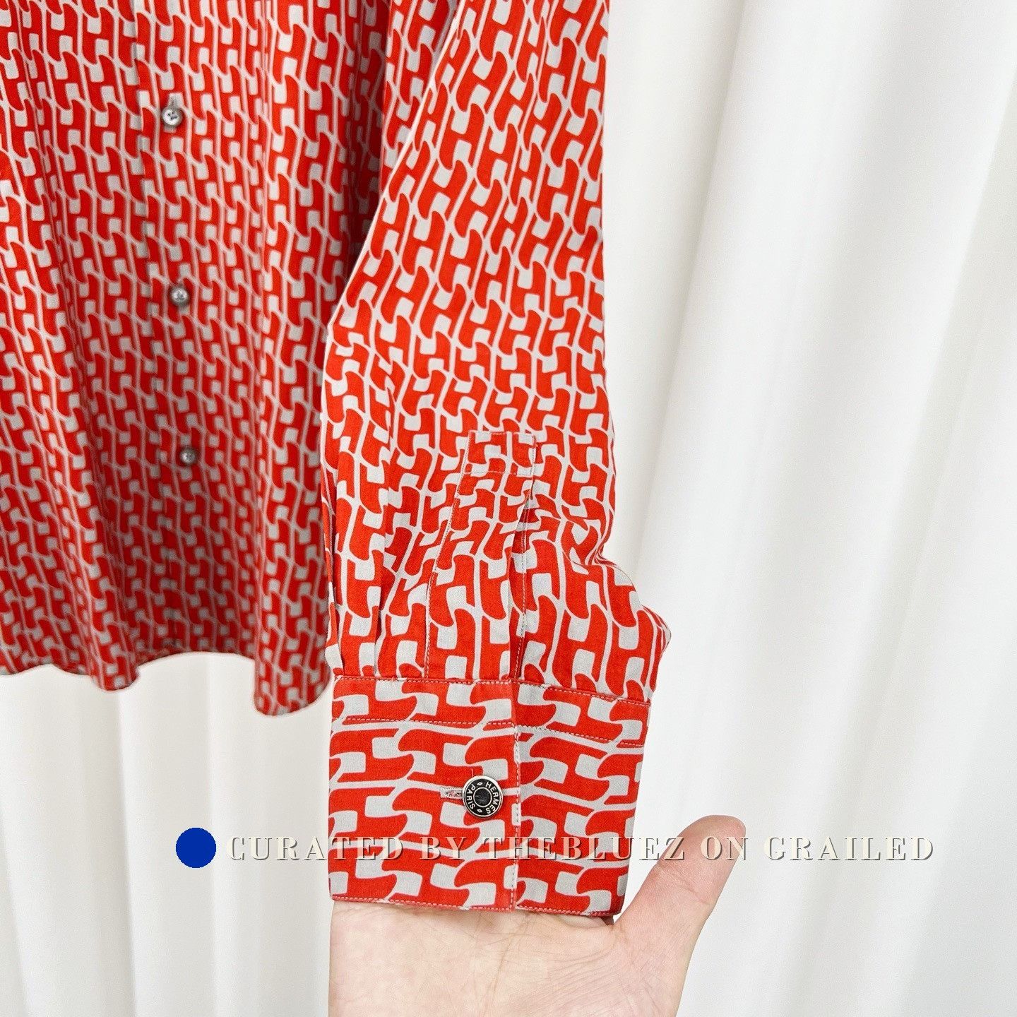 Hermes Hermes All-Over Letter Print Shirt Jacket Size US M / EU 48-50 / 2 - 3 Thumbnail
