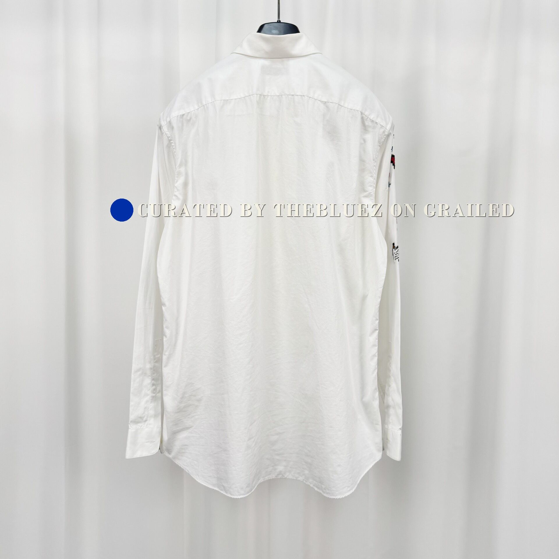Valentino Valentino Beaded Embroidery Letter Shirt Size US M / EU 48-50 / 2 - 2 Thumbnail