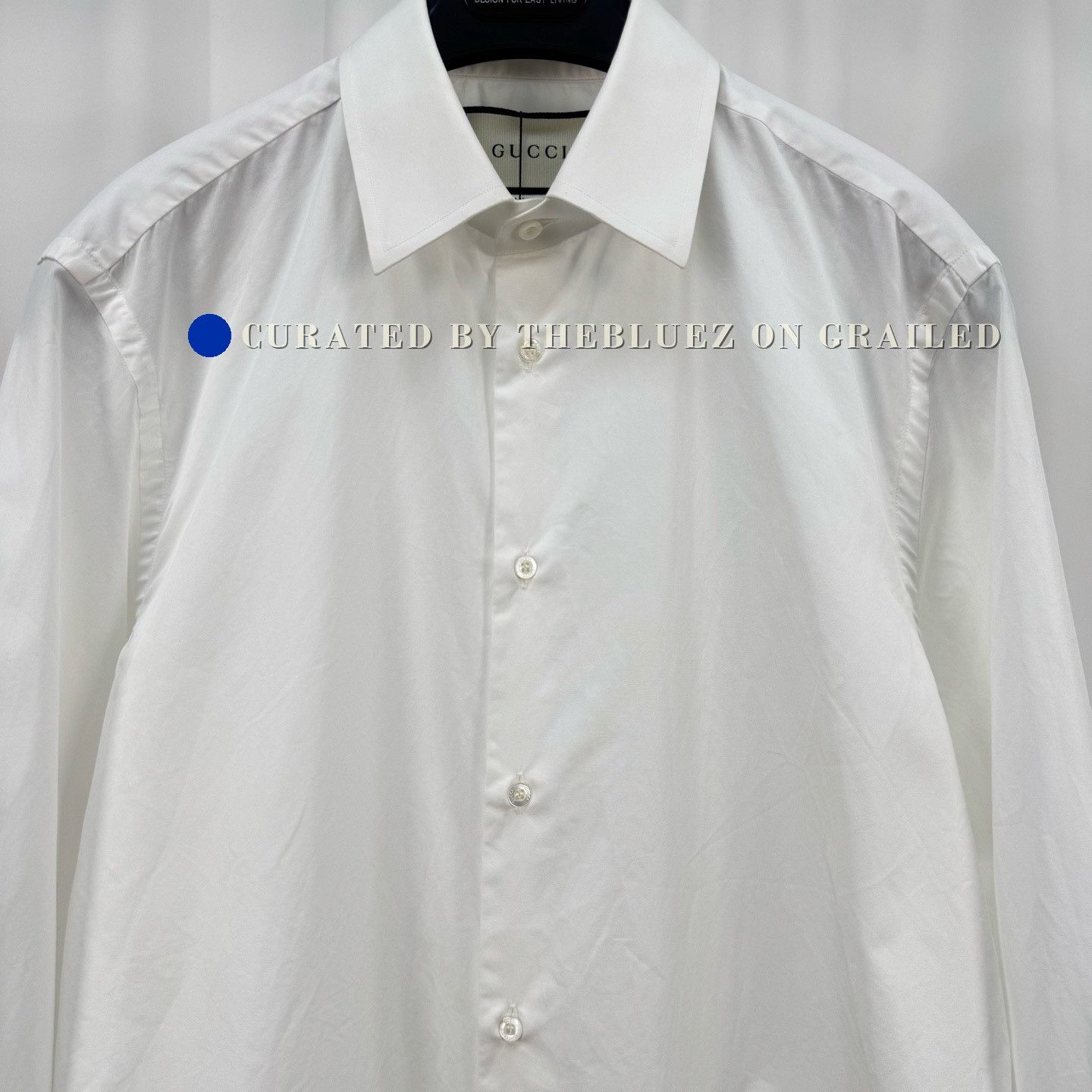 Gucci Gucci White Long-Sleeve Shirt Size US M / EU 48-50 / 2 - 3 Thumbnail