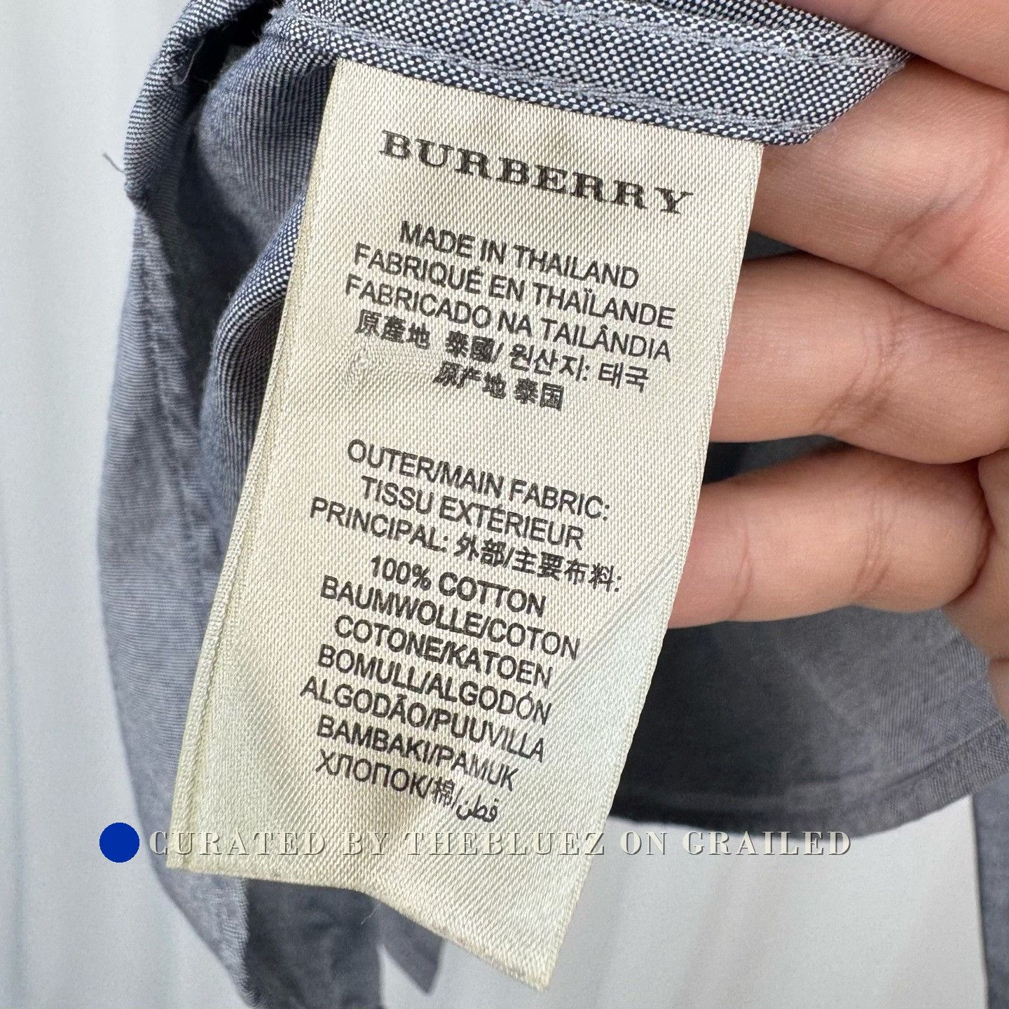 Burberry Burberry Embroidered Knight Check Shirt Size US M / EU 48-50 / 2 - 6 Thumbnail
