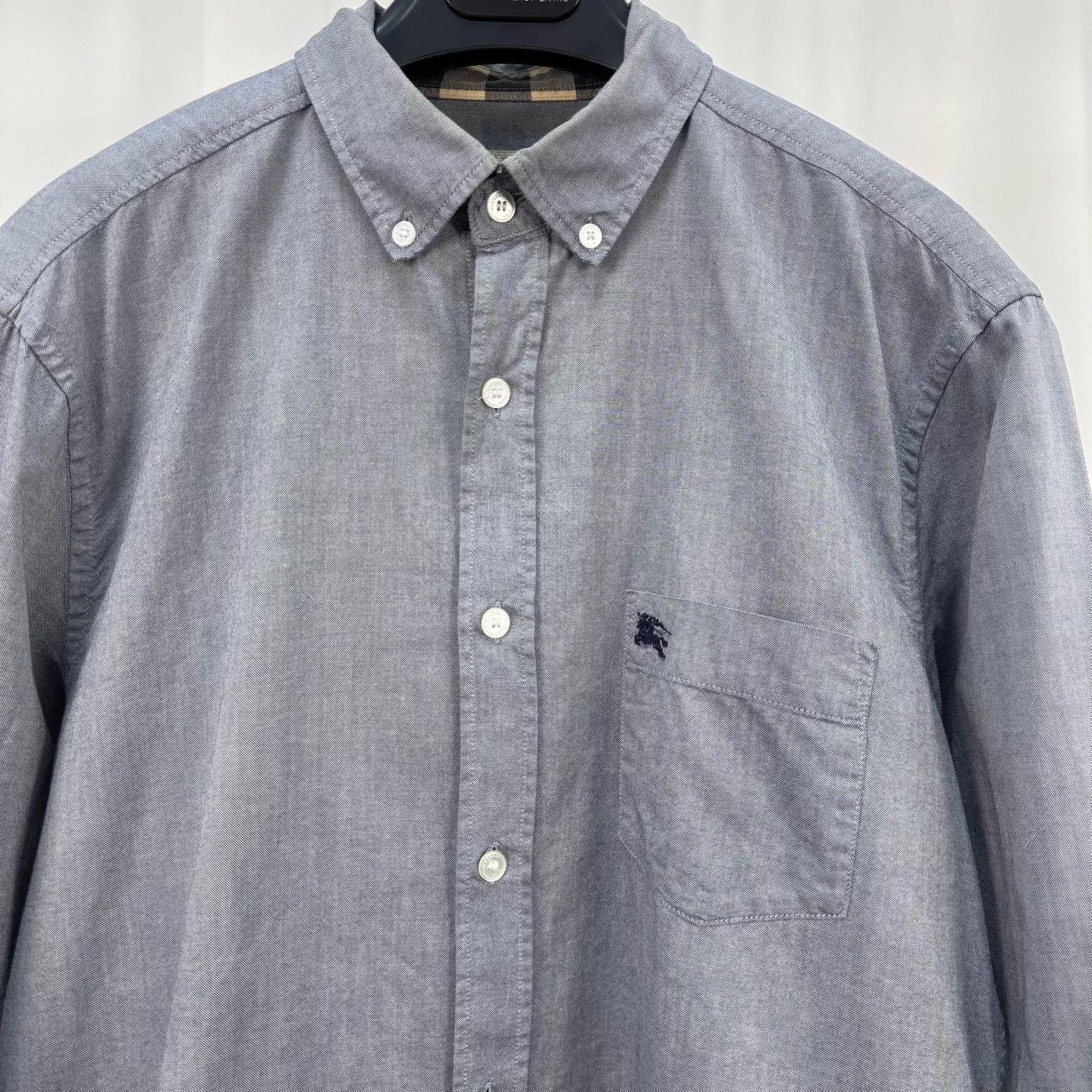Burberry Burberry Embroidered Knight Check Shirt Size US M / EU 48-50 / 2 - 3 Thumbnail