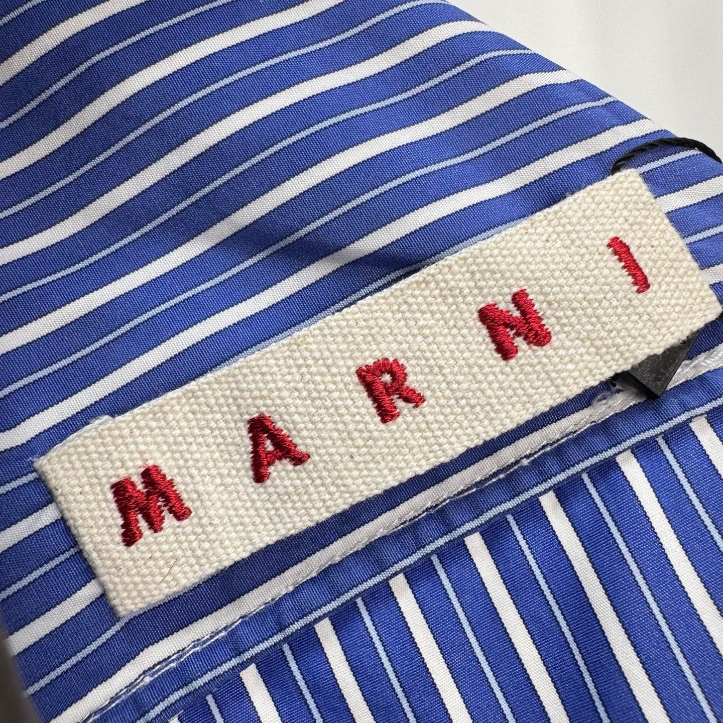 Marni Marni Patchwork Stripe Long-Sleeve Shirt Size US XXS / EU 40 - 5 Thumbnail