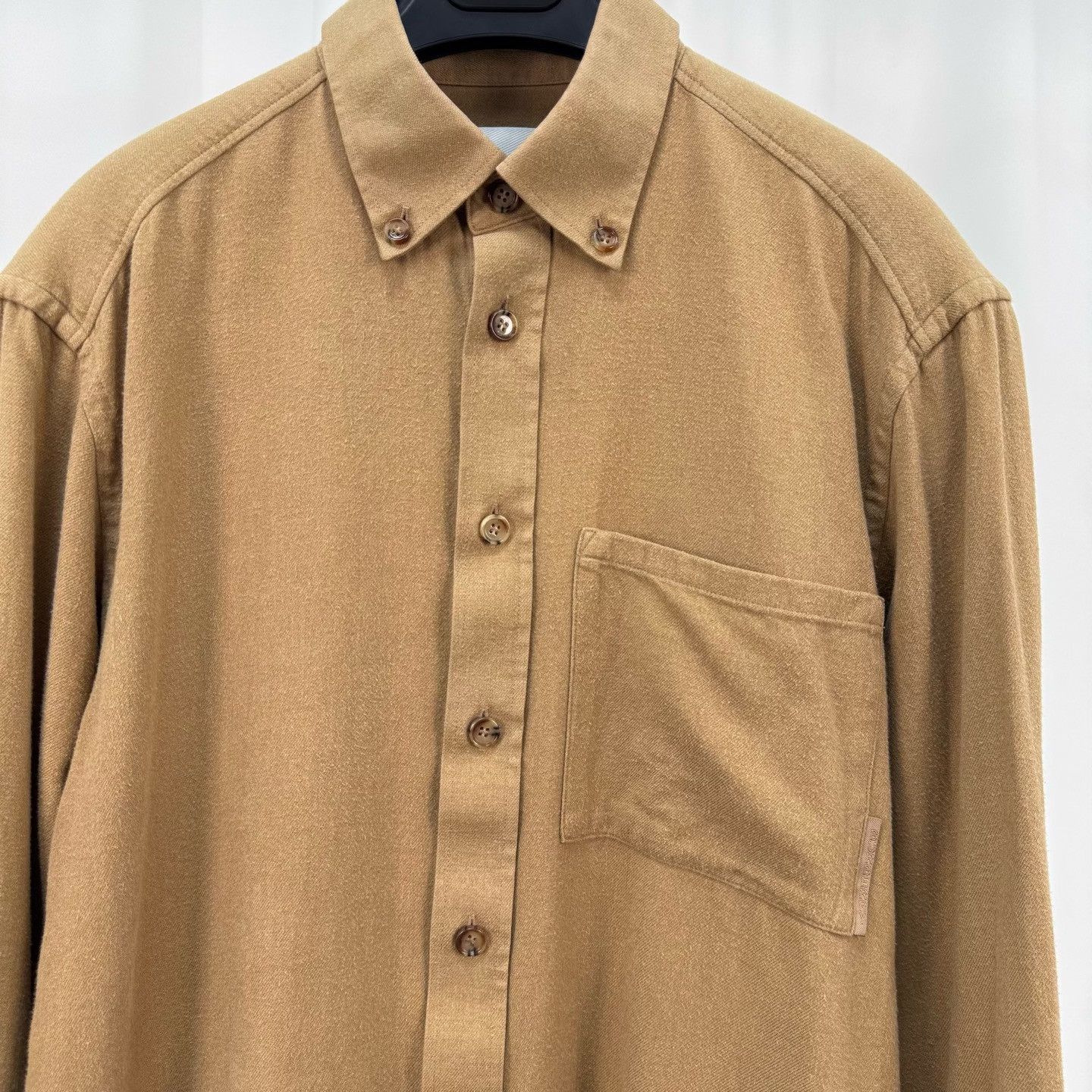 Burberry Burberry Embroidered Letter Brown Long-Sleeve Shirt Size US M / EU 48-50 / 2 - 3 Thumbnail