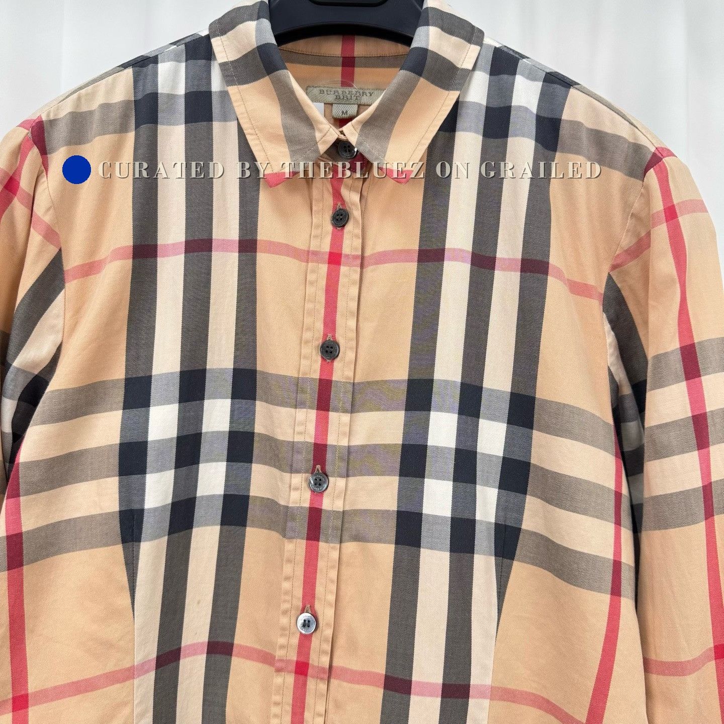 Burberry Burberry Classic Check Long Sleeve Shirt Size US M / EU 48-50 / 2 - 2 Thumbnail