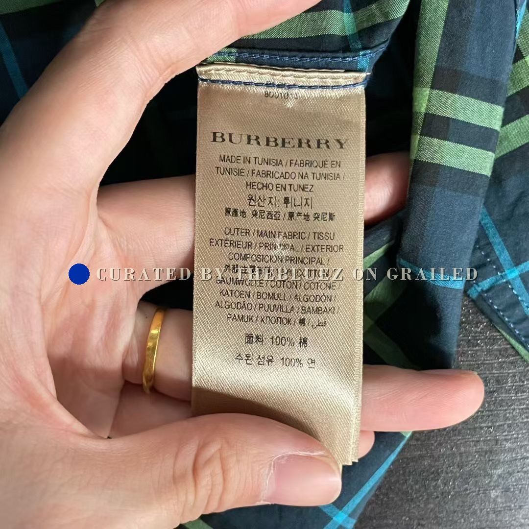 Burberry Burberry Patchwork Check Long-Sleeve Shirt Size US XXL / EU 58 / 5 - 4 Thumbnail