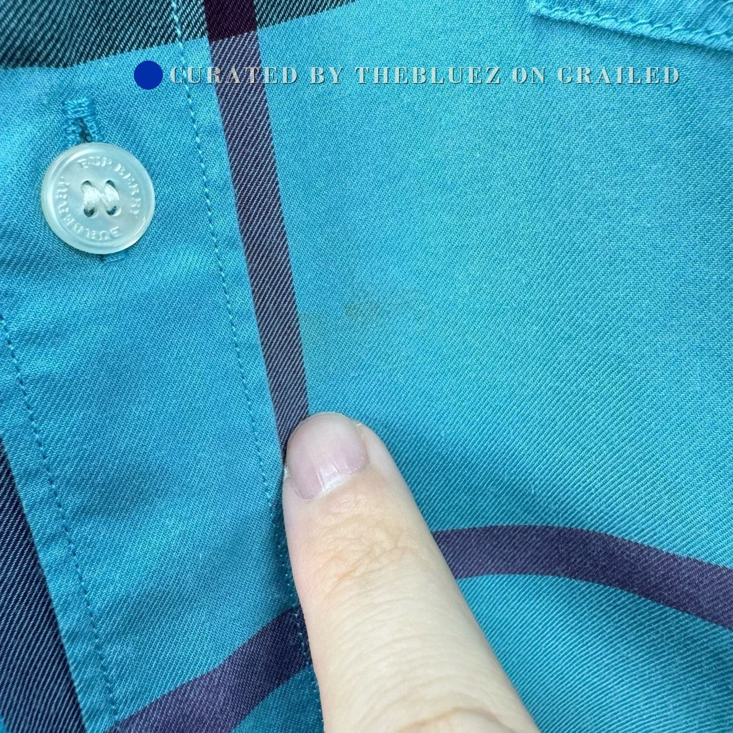 Burberry Burberry Blue Classic Check Shirt Size US L / EU 52-54 / 3 - 5 Thumbnail
