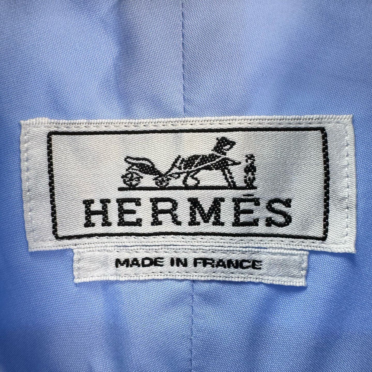 Hermes Hermes Metal Cuff Long Sleeve Shirt Size US XXS / EU 40 - 5 Thumbnail