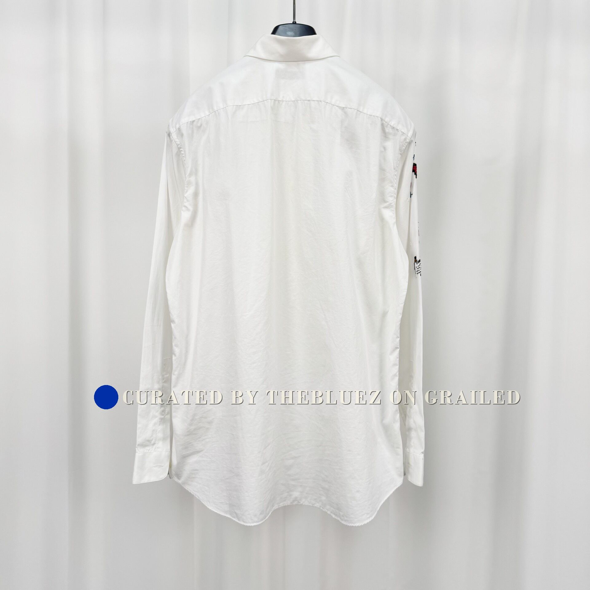 Valentino Valentino Beaded Embroidery Letter Shirt Size US M / EU 48-50 / 2 - 2 Thumbnail