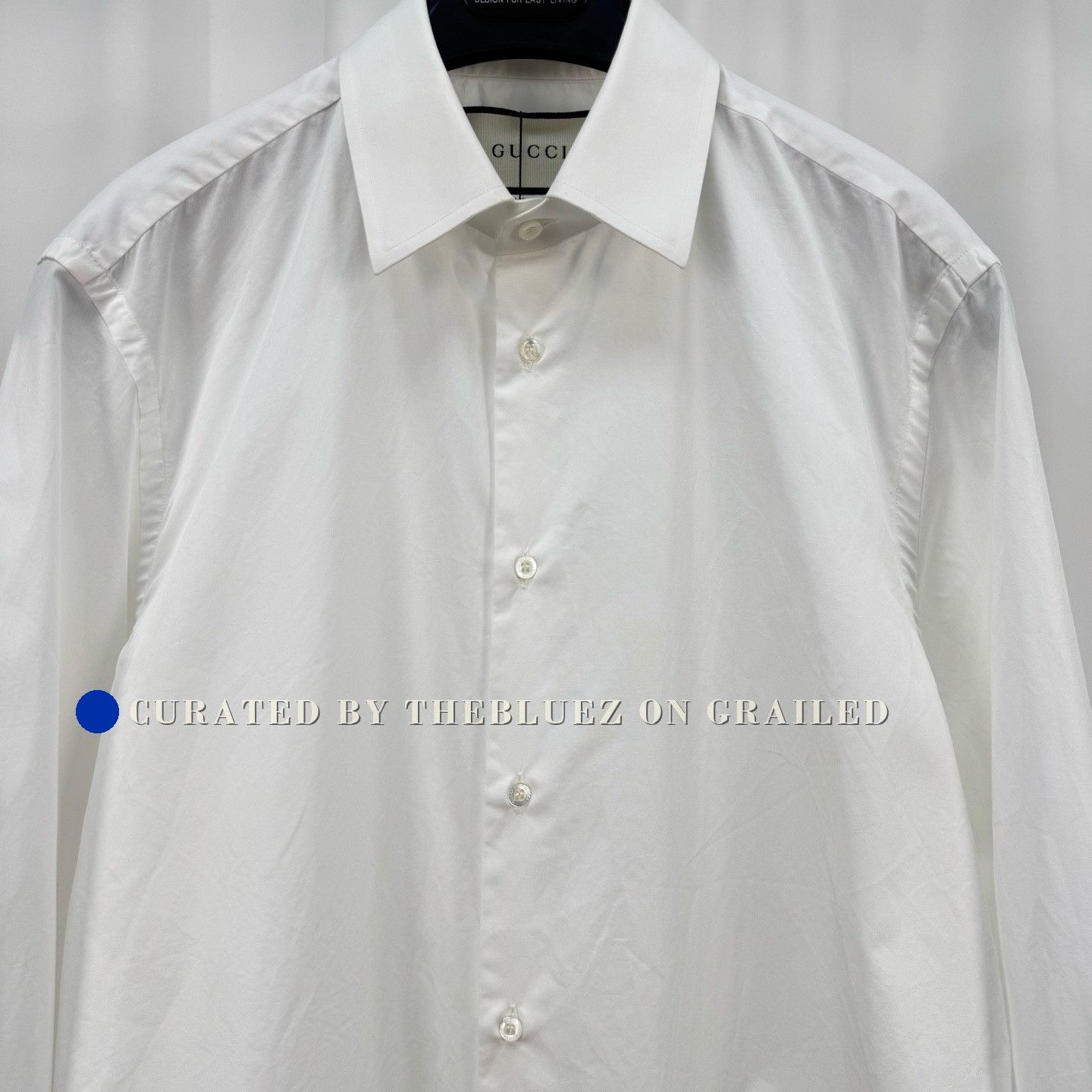 Gucci Gucci White Long-Sleeve Shirt Size US M / EU 48-50 / 2 - 3 Thumbnail
