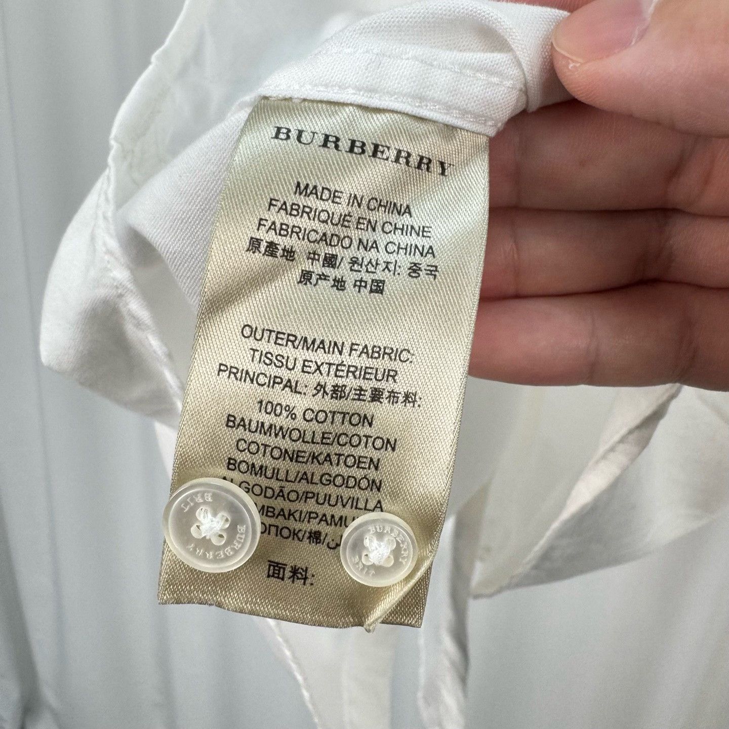 Burberry Burberry Embroidered Knight Check Shirt Size US XL / EU 56 / 4 - 6 Thumbnail