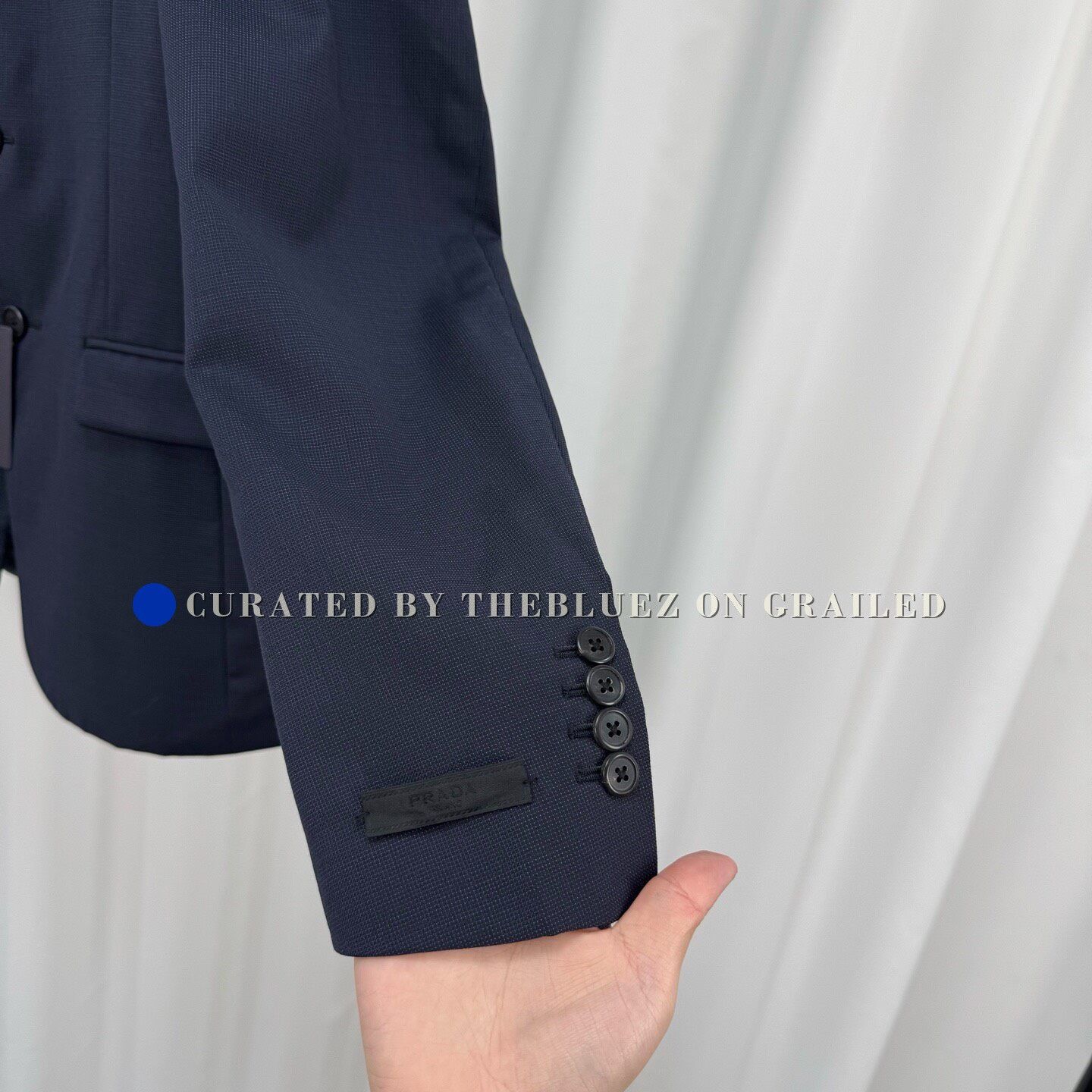 Prada Prada Cuff Embroidered Letter Blazer Size US S / EU 44-46 / 1 - 4 Thumbnail