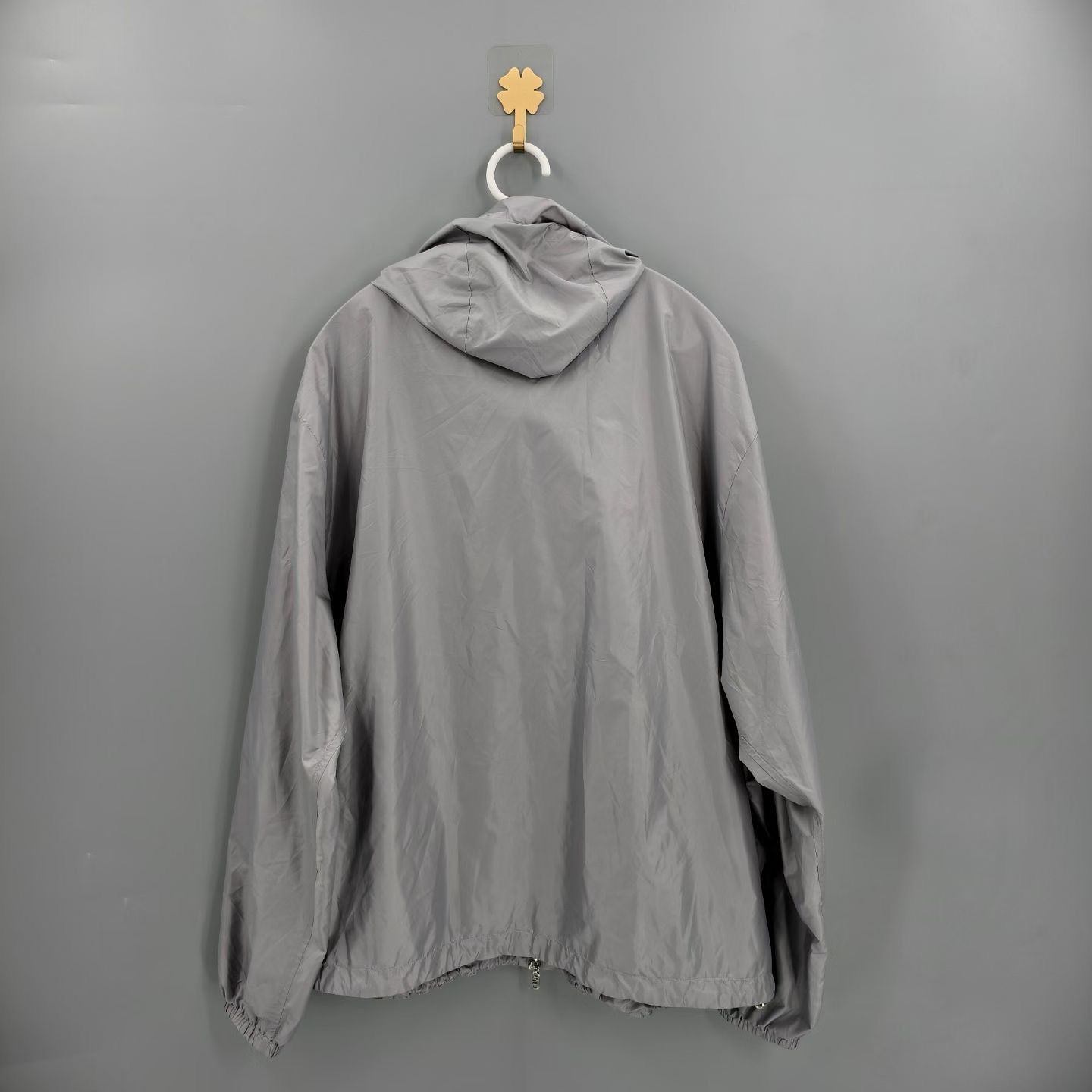 Fendi FENDI New Light Gray Hooded Windproof Jacket Size US S / EU 44-46 / 1 - 2 Thumbnail