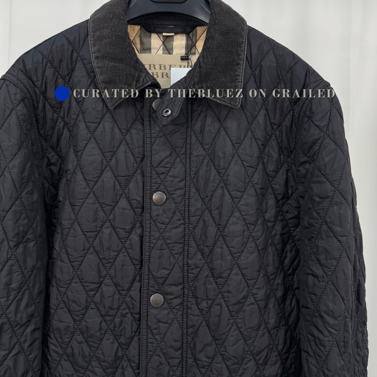 Burberry Burberry Check Quilted Cotton Coat Size US L / EU 52-54 / 3 - 3 Thumbnail