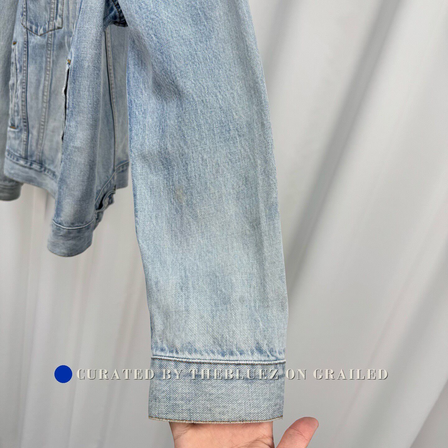 Balenciaga Balenciaga Back Letter Denim Jacket Size US S / EU 44-46 / 1 - 4 Thumbnail