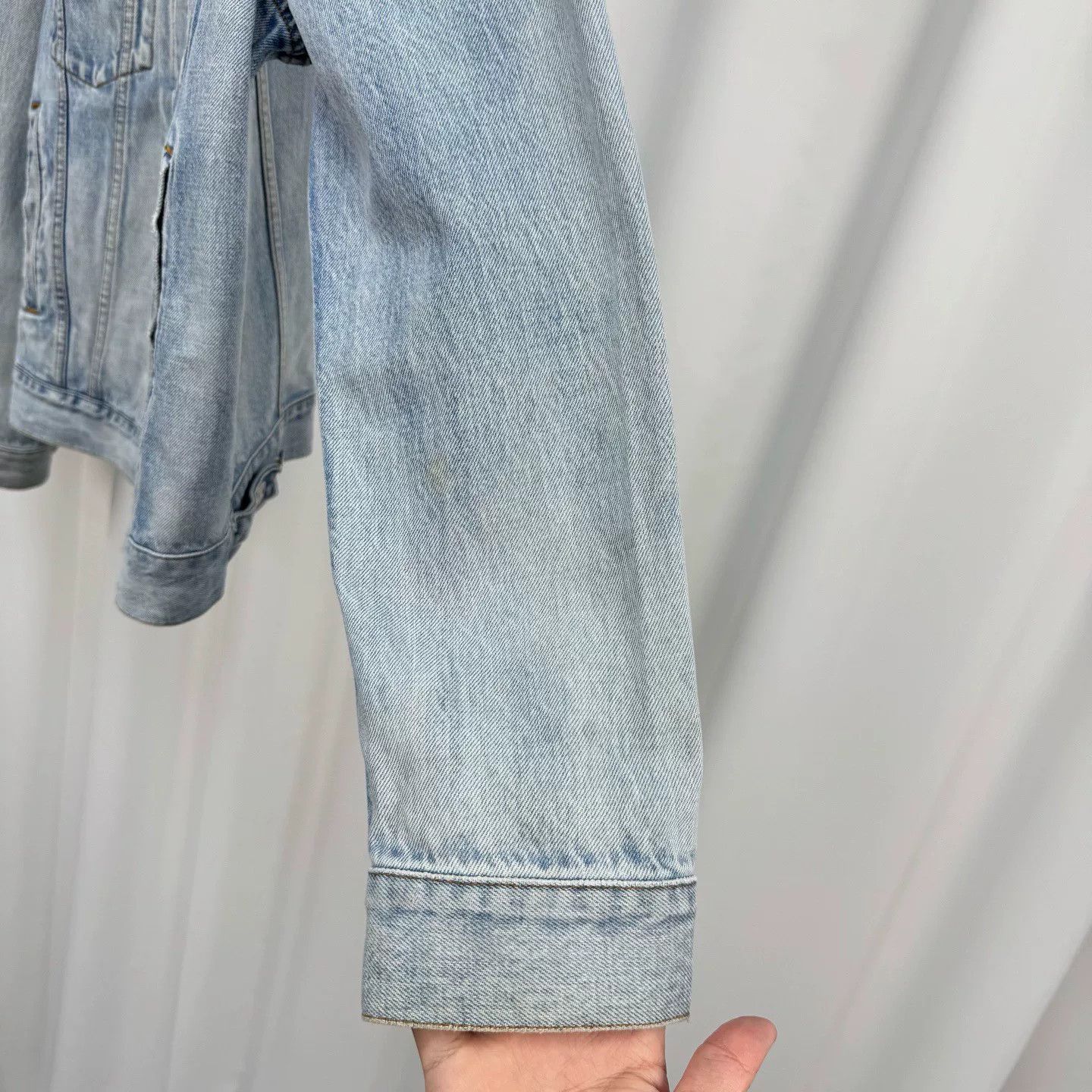 Balenciaga Balenciaga Back Letter Denim Jacket Size US S / EU 44-46 / 1 - 4 Thumbnail