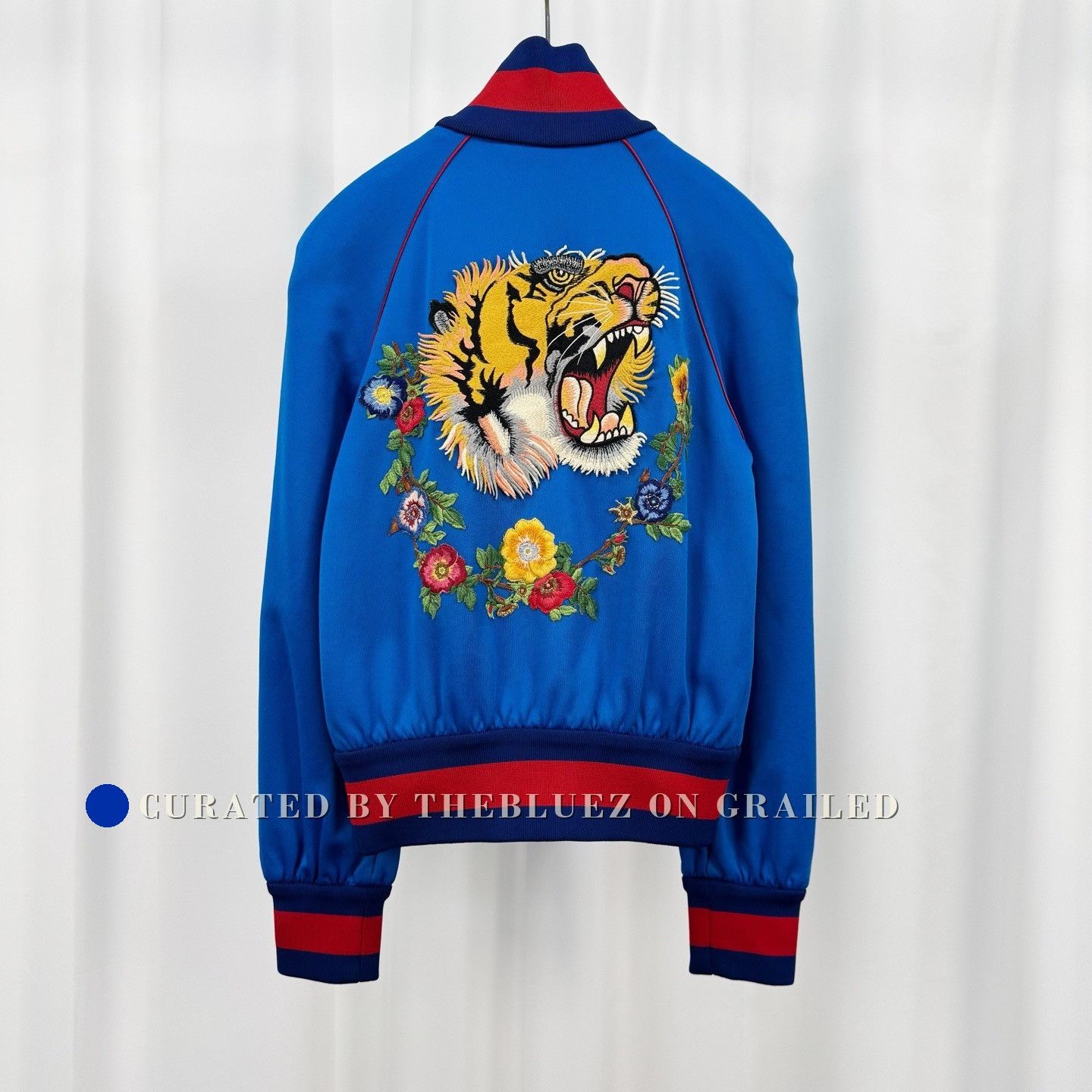 Gucci Gucci Embroidered Floral Tiger Head Zip Jacket Size US S / EU 44-46 / 1 - 2 Thumbnail