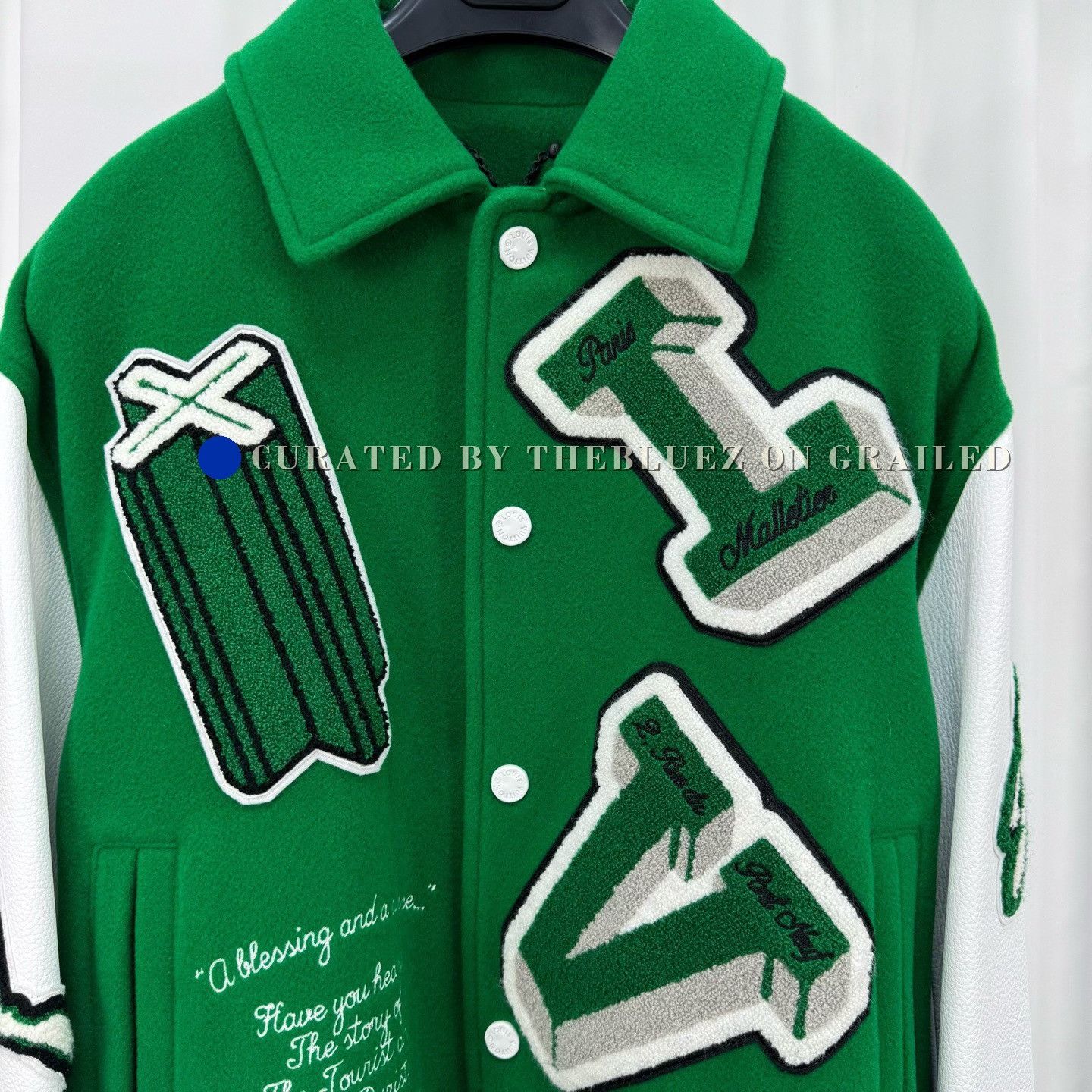 Louis Vuitton Louis Vuitton Embroidered Letter Baseball Jacket Size US S / EU 44-46 / 1 - 3 Thumbnail