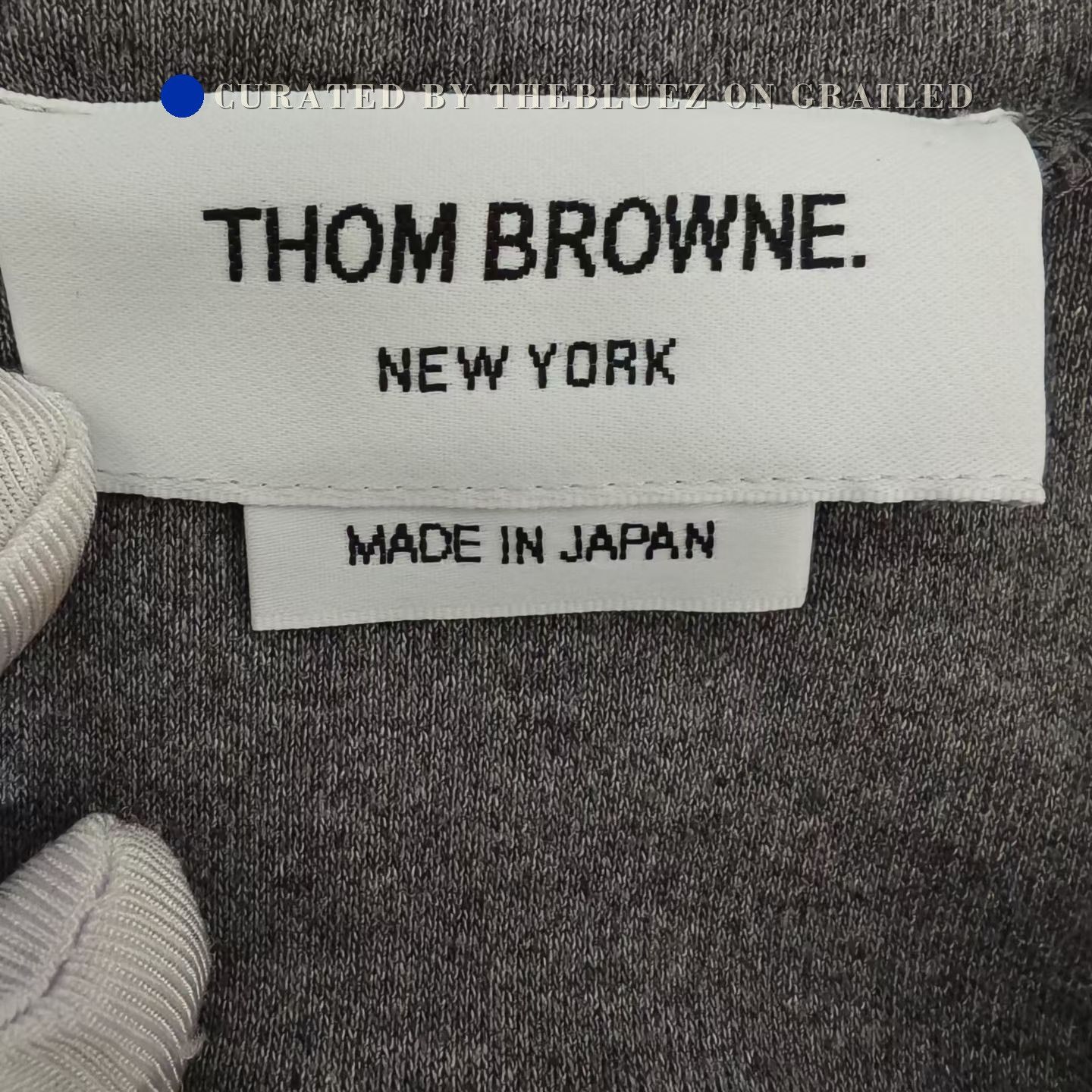 Thom Browne Thom Browne Gray Zip Jacket Size US XL / EU 56 / 4 - 5 Thumbnail