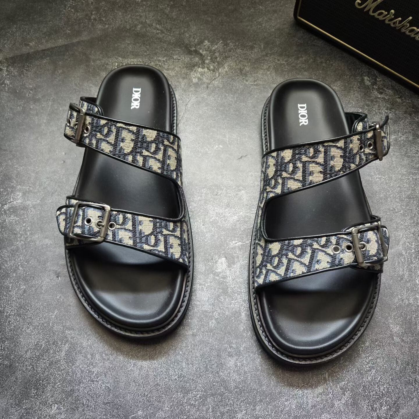 Dior DIOR AQUA Monogram Slingback Slippers Size US 11 / EU 44 - 2 Thumbnail