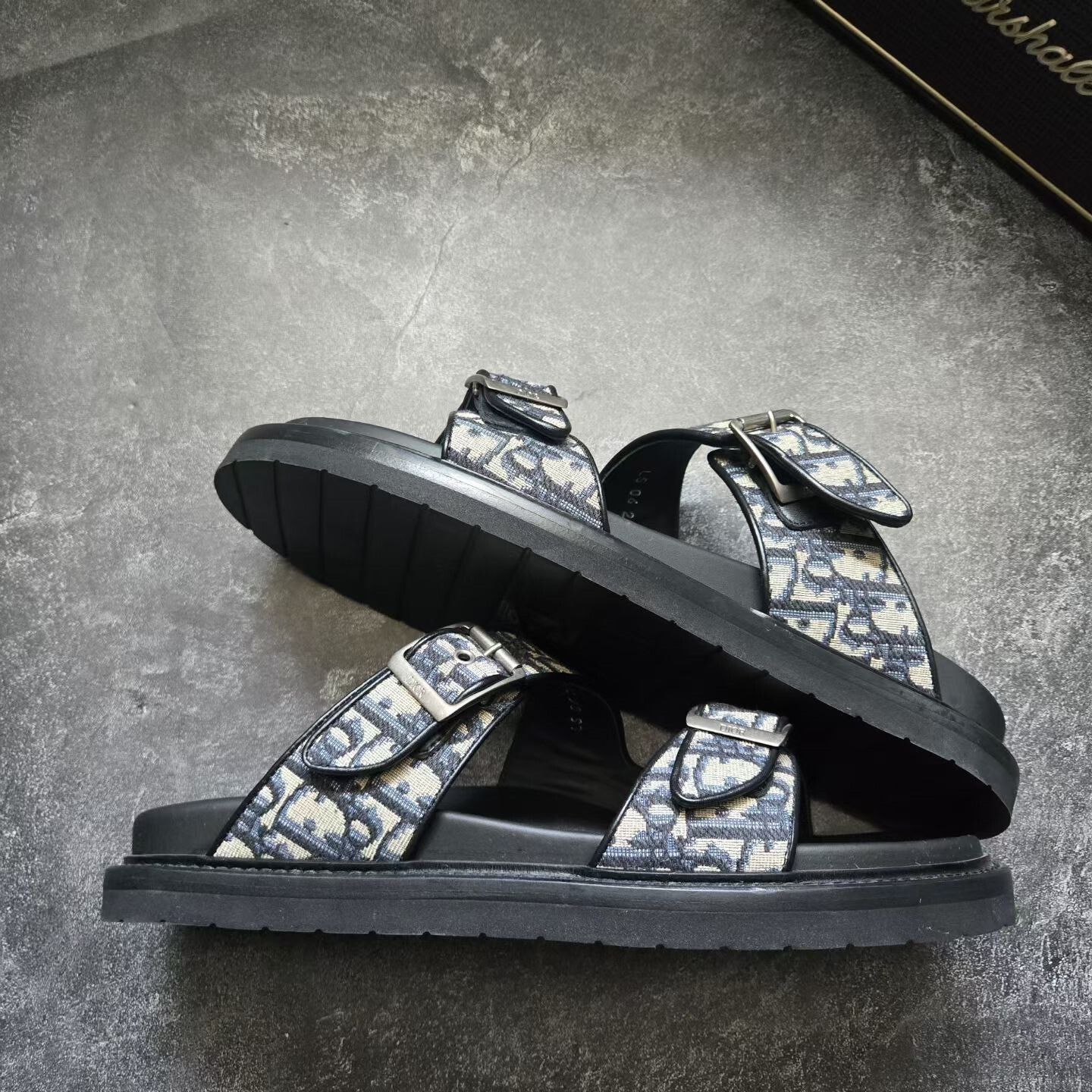 Dior DIOR AQUA Monogram Slingback Slippers Size US 11 / EU 44 - 5 Thumbnail