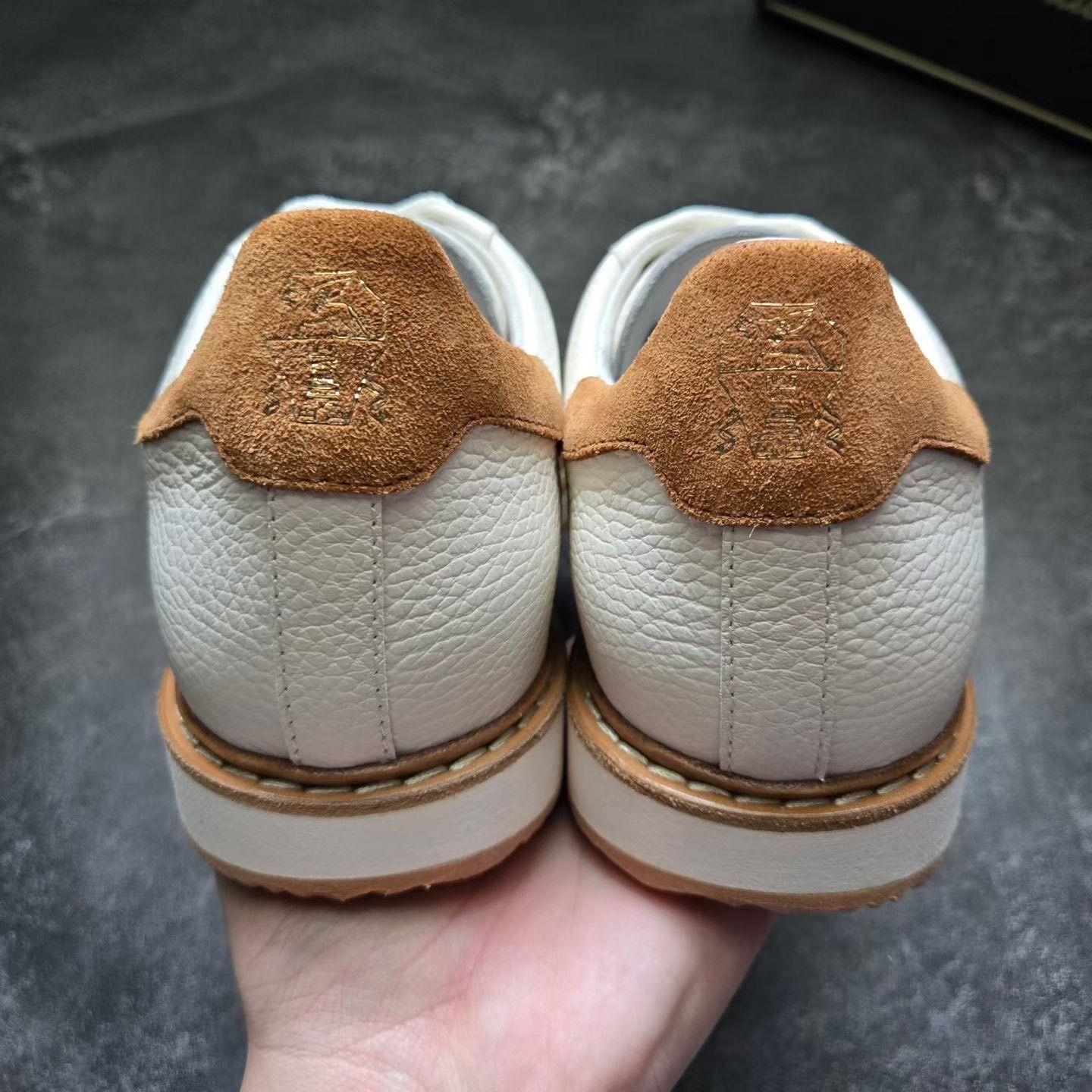 Brunello Cucinelli Brunello Cucinelli White Brown Casual Shoes Size US 8 / EU 41 - 7 Thumbnail