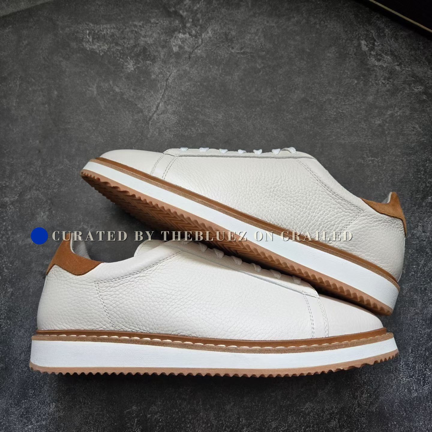 Brunello Cucinelli Brunello Cucinelli White Brown Casual Shoes Size US 8 / EU 41 - 5 Thumbnail