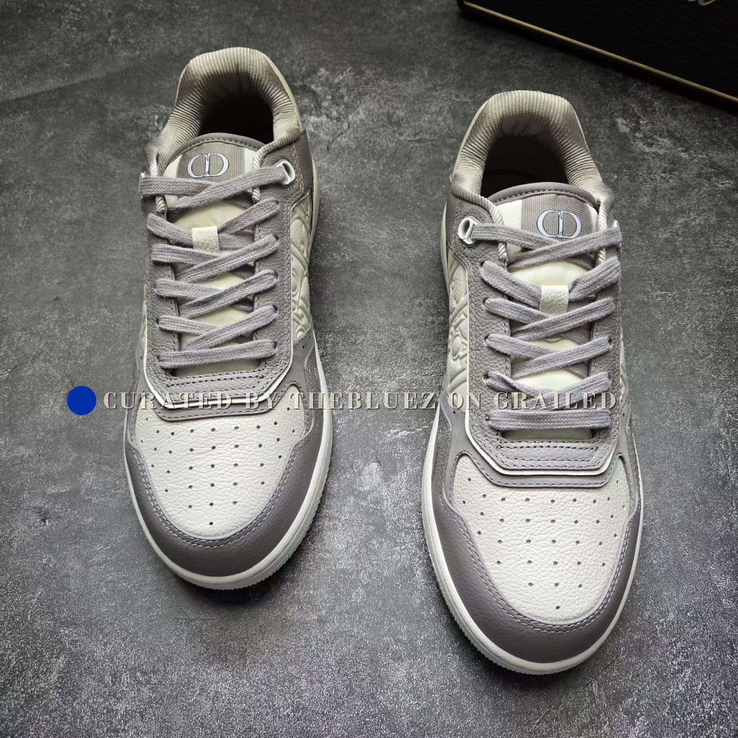 Dior Dior B27 New Gray White Embossed Size US 8 / EU 41 - 2 Thumbnail