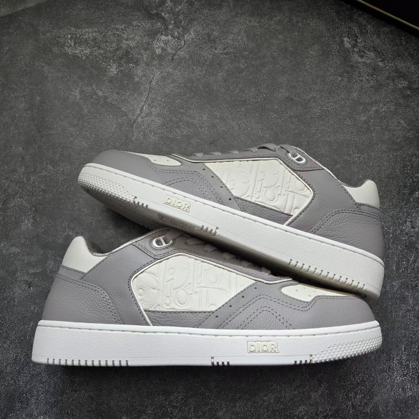 Dior Dior B27 New Gray White Embossed Size US 8 / EU 41 - 5 Thumbnail