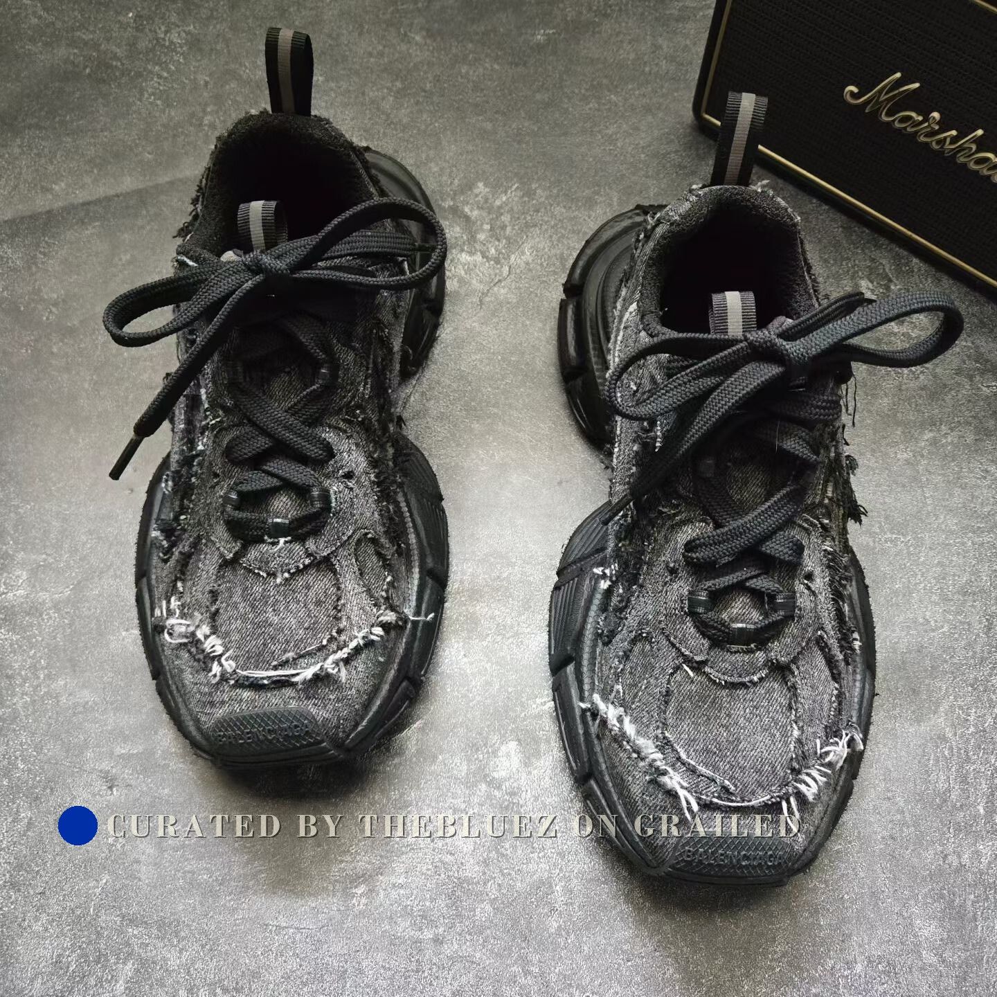 Balenciaga Balenciaga 3XL Black Denim Size US 7 / EU 40 - 2 Thumbnail