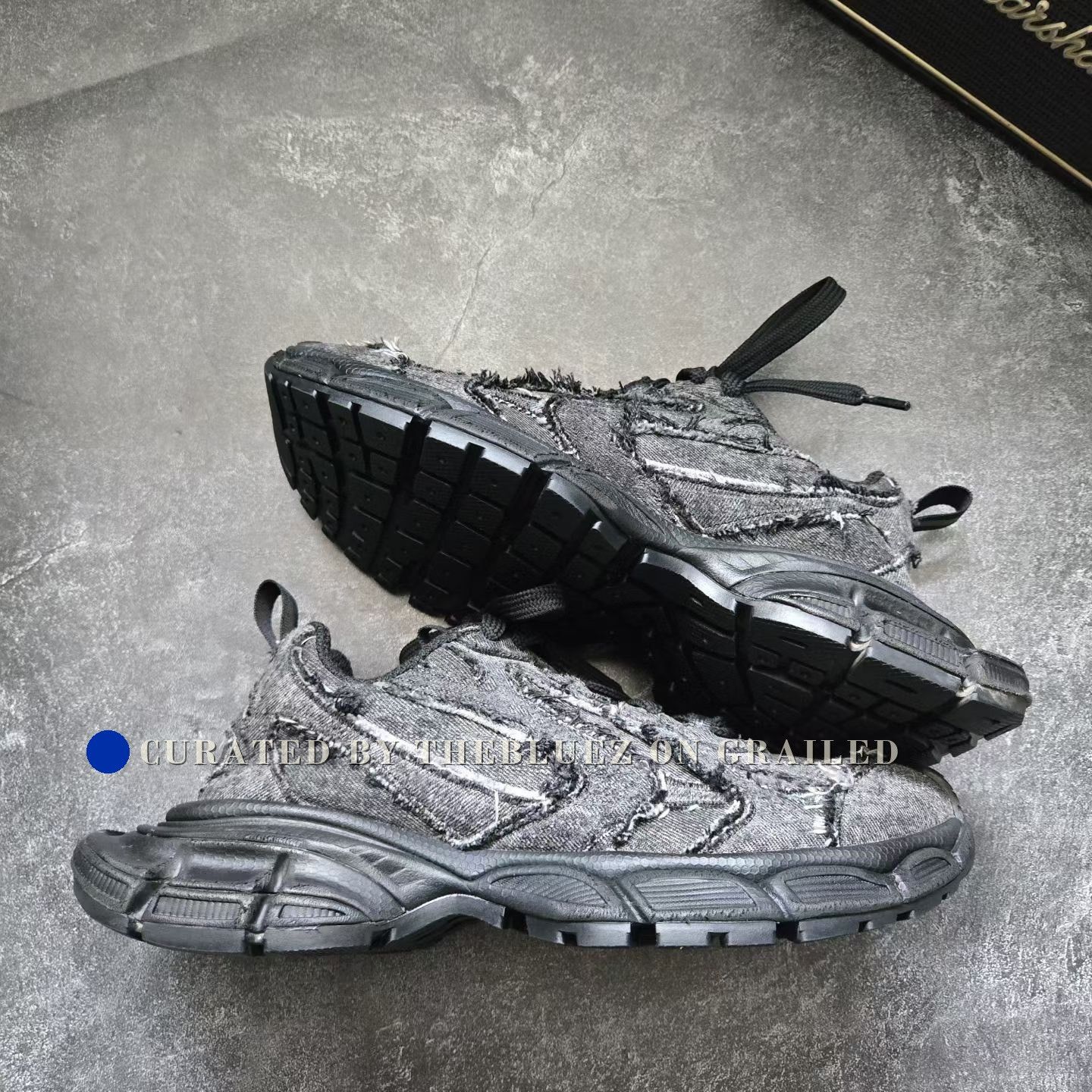 Balenciaga Balenciaga 3XL Black Denim Size US 7 / EU 40 - 5 Thumbnail