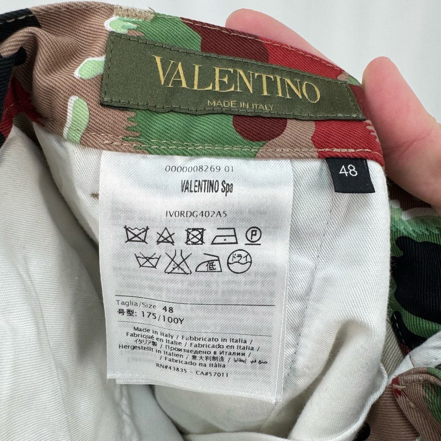 Valentino Valentino Camouflage Cargo Shorts Size US 32 / EU 48 - 6 Thumbnail