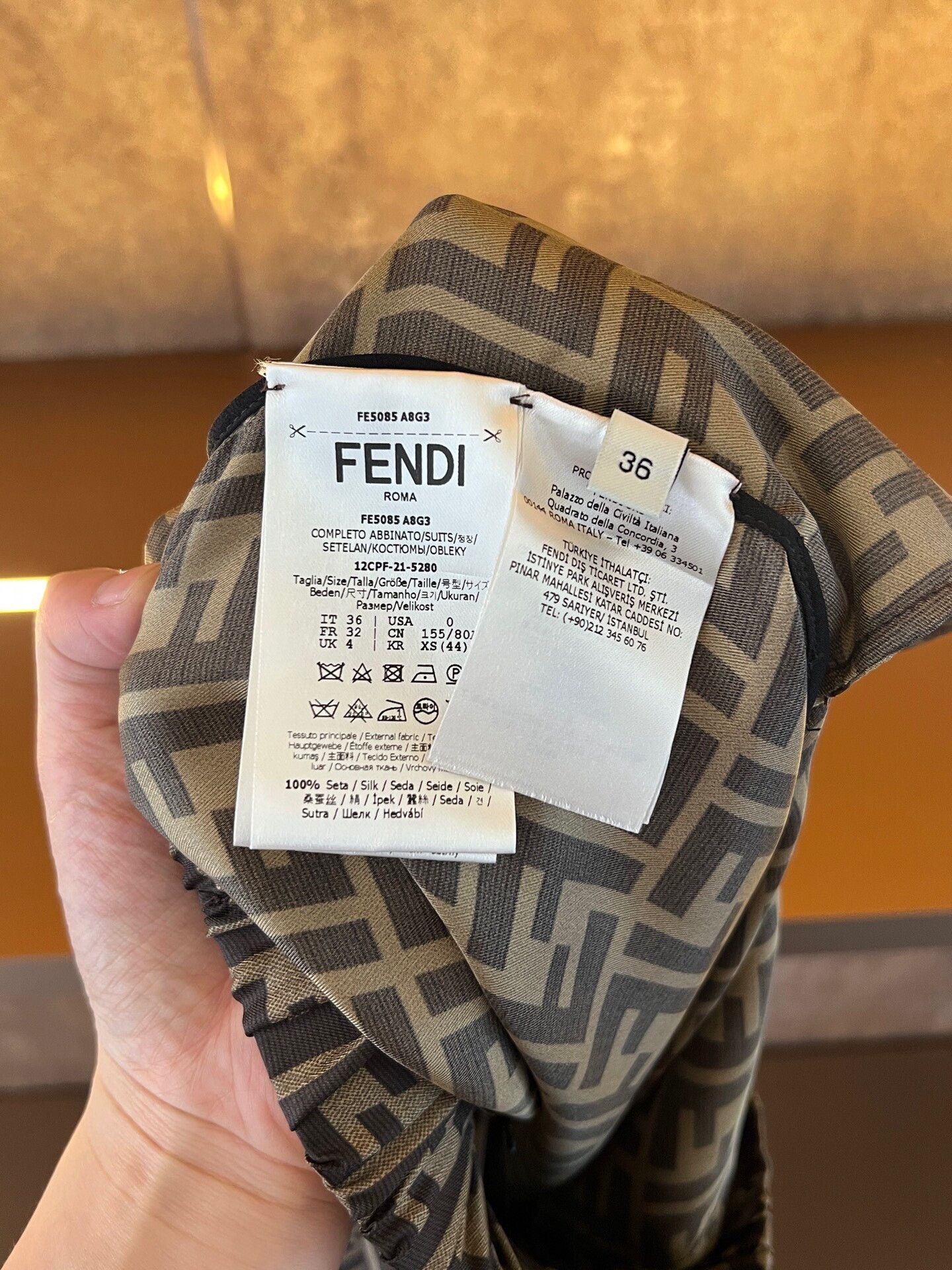 Fendi Fendi All-over Print Shorts Size US 36 / EU 52 - 4 Thumbnail