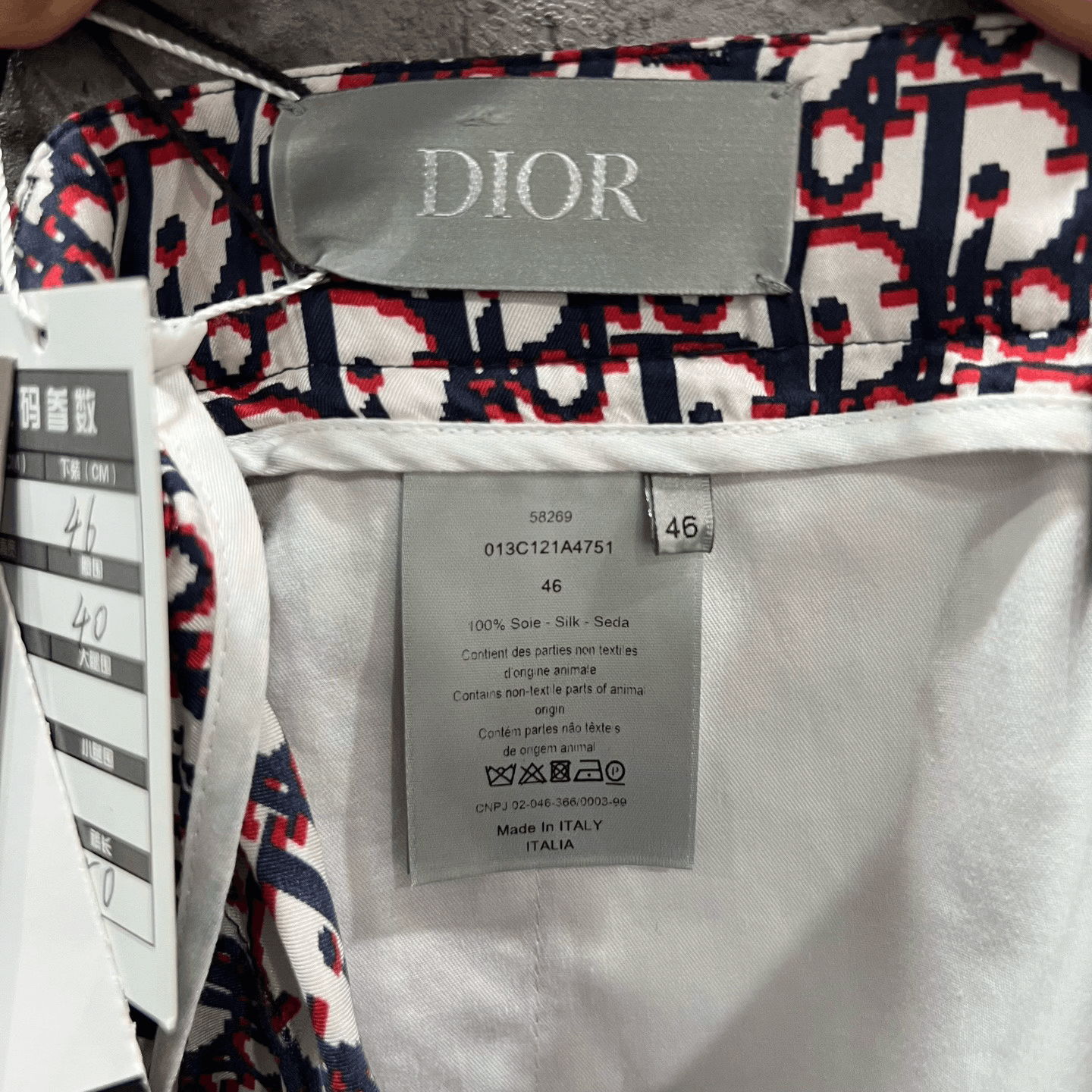Dior Dior All-Over Logo Silk Shorts Size US 30 / EU 46 - 6 Thumbnail