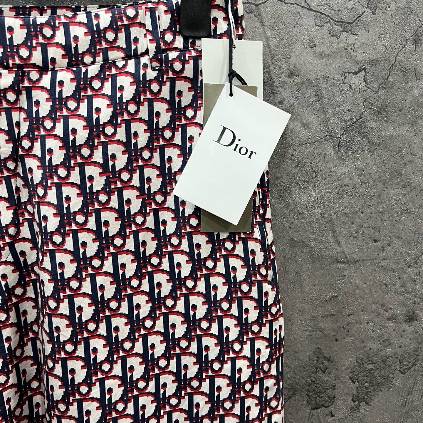Dior Dior All-Over Logo Silk Shorts Size US 30 / EU 46 - 2 Thumbnail