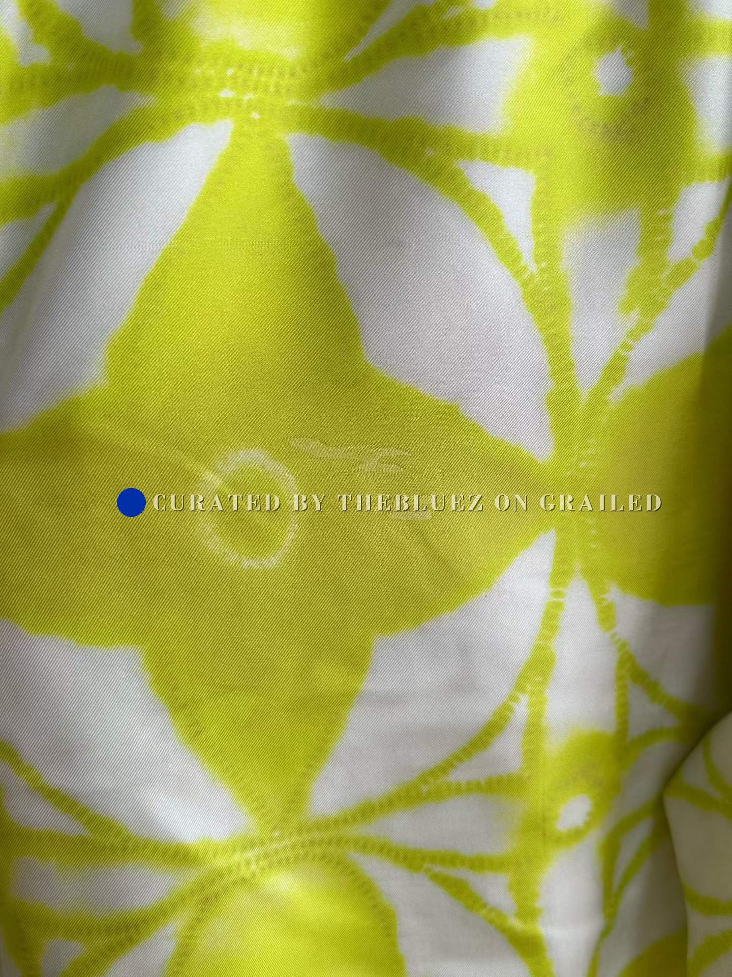 Louis Vuitton Louis Vuitton White Yellow Ink Flower Shorts Size US 32 / EU 48 - 5 Thumbnail