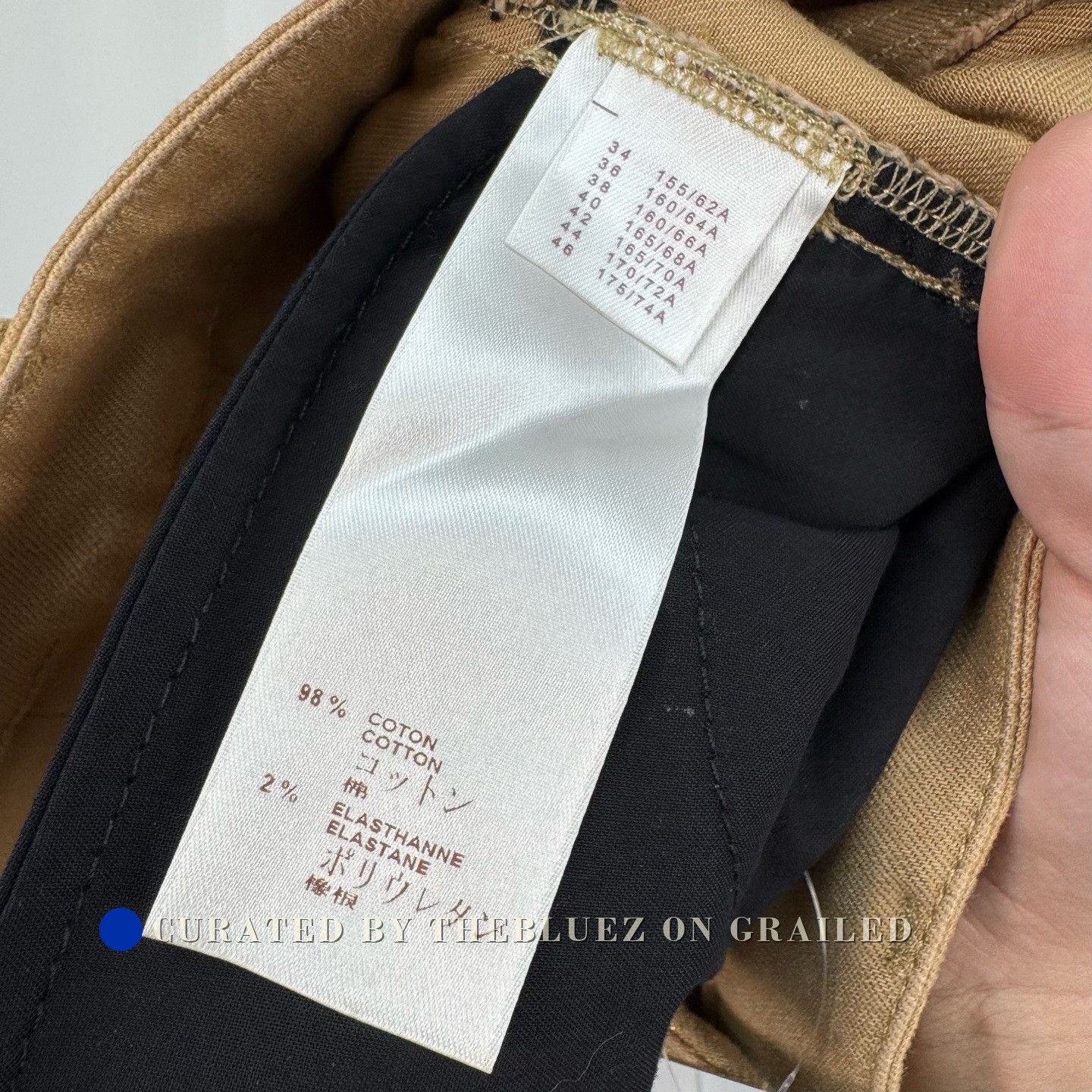 Louis Vuitton Louis Vuitton Gold Painted Leather Tag Jeans Size US 36 / EU 52 - 5 Thumbnail