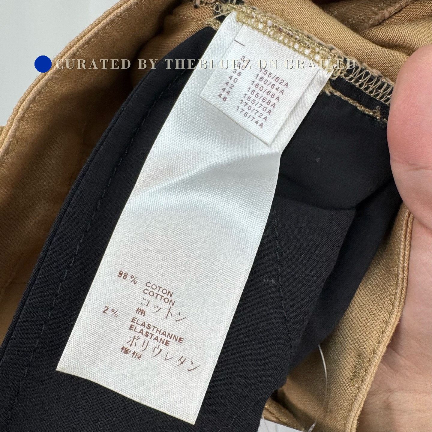 Louis Vuitton Louis Vuitton Gold Painted Leather Tag Jeans Size US 36 / EU 52 - 5 Thumbnail