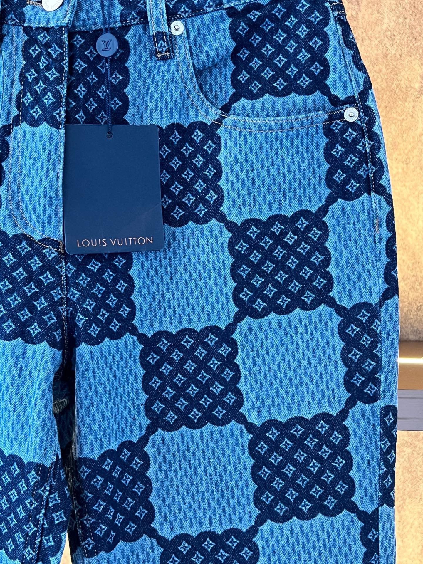 Louis Vuitton Louis Vuitton Damier Check Jeans Size US 36 / EU 52 - 4 Thumbnail
