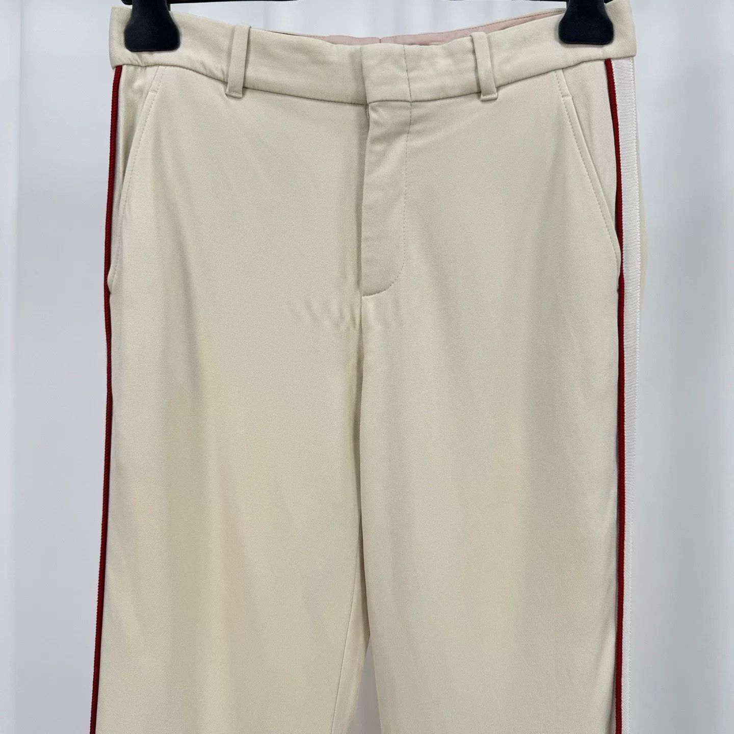 Gucci Gucci Beige Silk Web Casual Pants Size US 40 / EU 56 - 3 Thumbnail