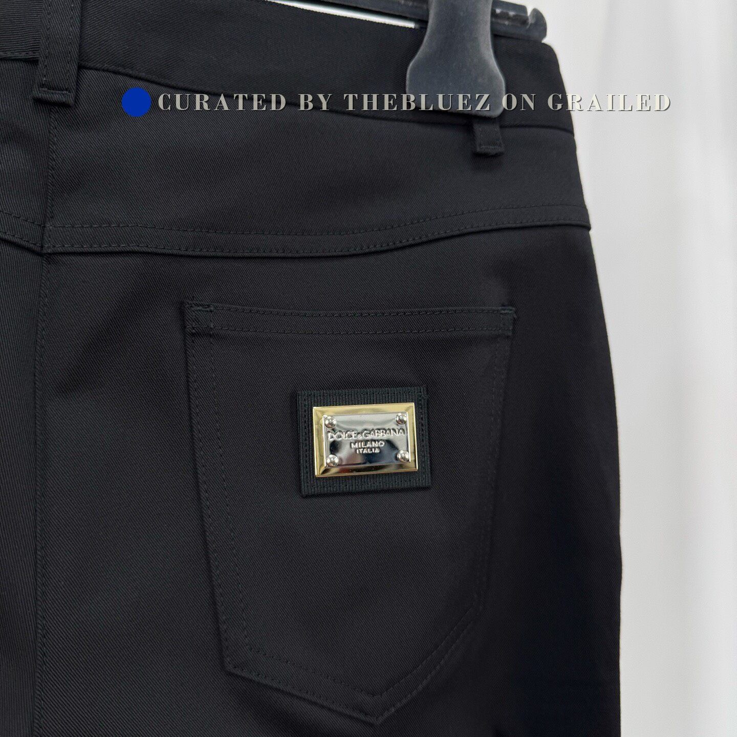 Dolce & Gabbana Dolce&Gabbana Black Nameplate Casual Pants Size US 40 / EU 56 - 5 Thumbnail