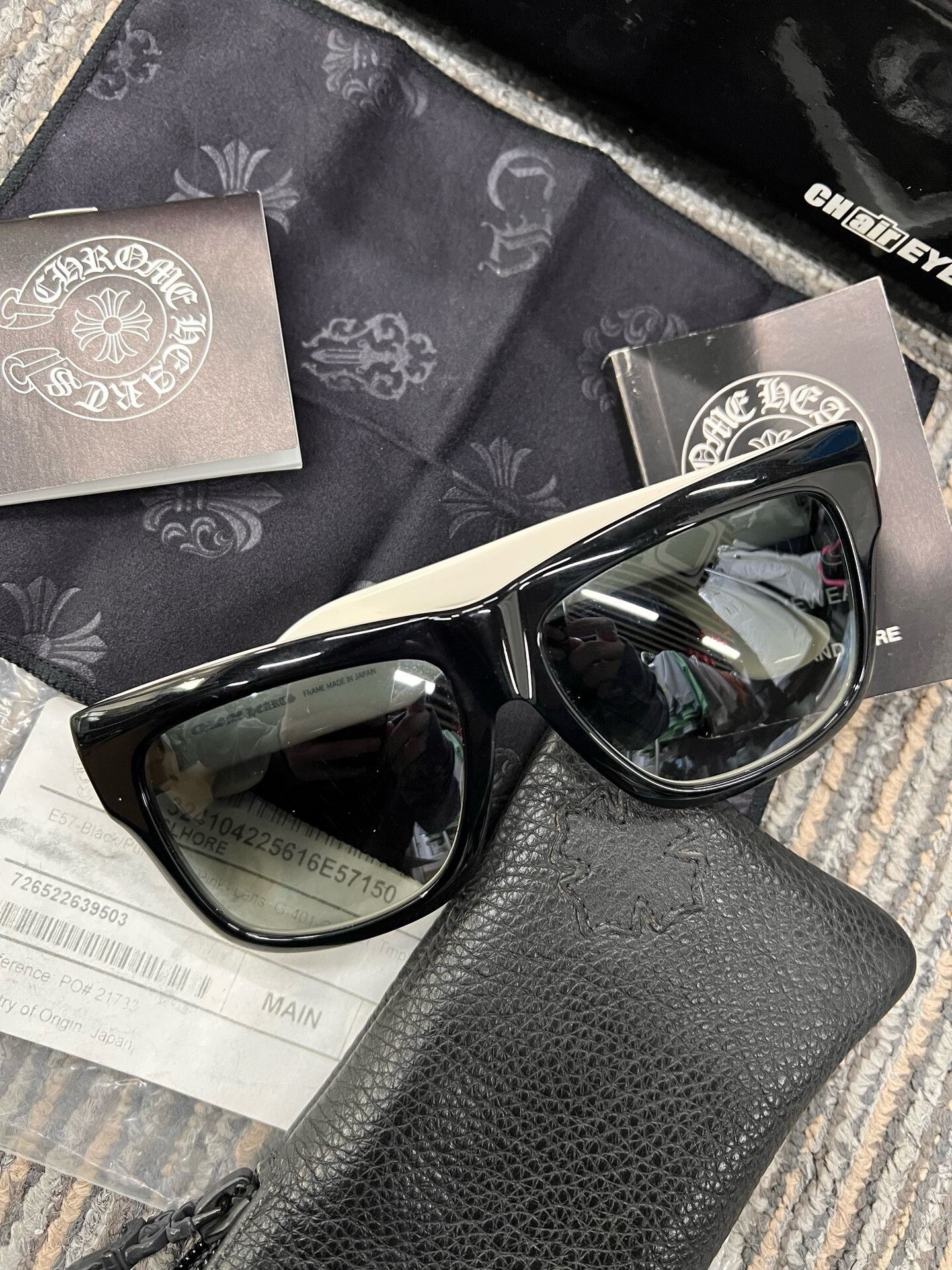 Chrome Hearts Chrome Hearts CH Cross Silver Buckle Glasses Size ONE SIZE - 9 Thumbnail