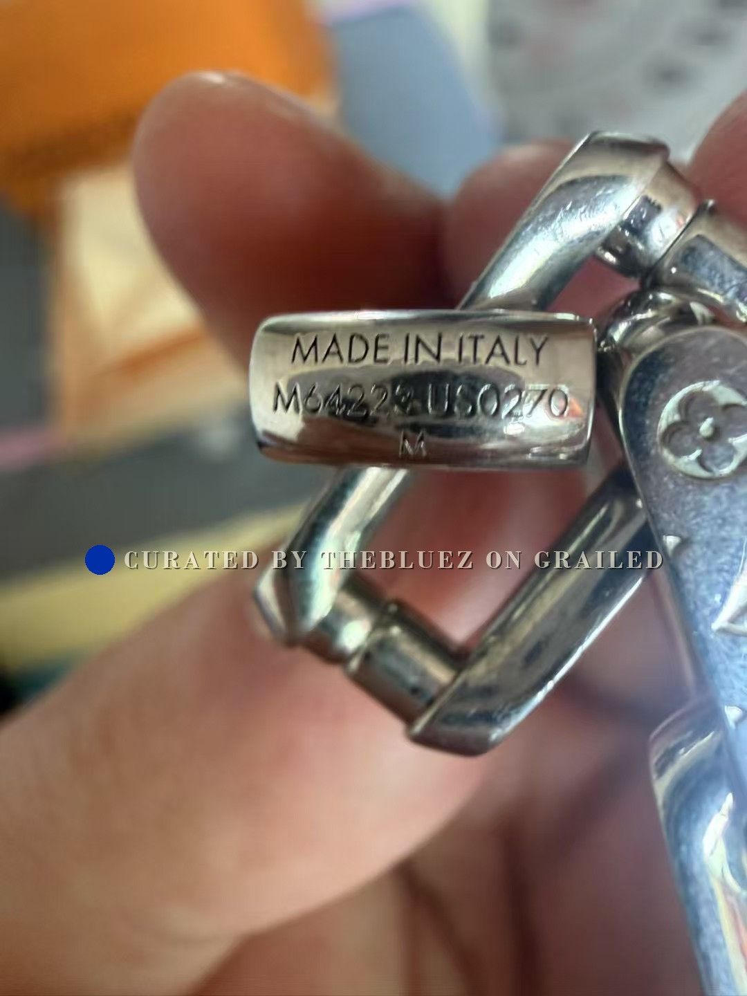 Louis Vuitton Louis Vuitton LV Silver Bracelet Size ONE SIZE - 3 Thumbnail