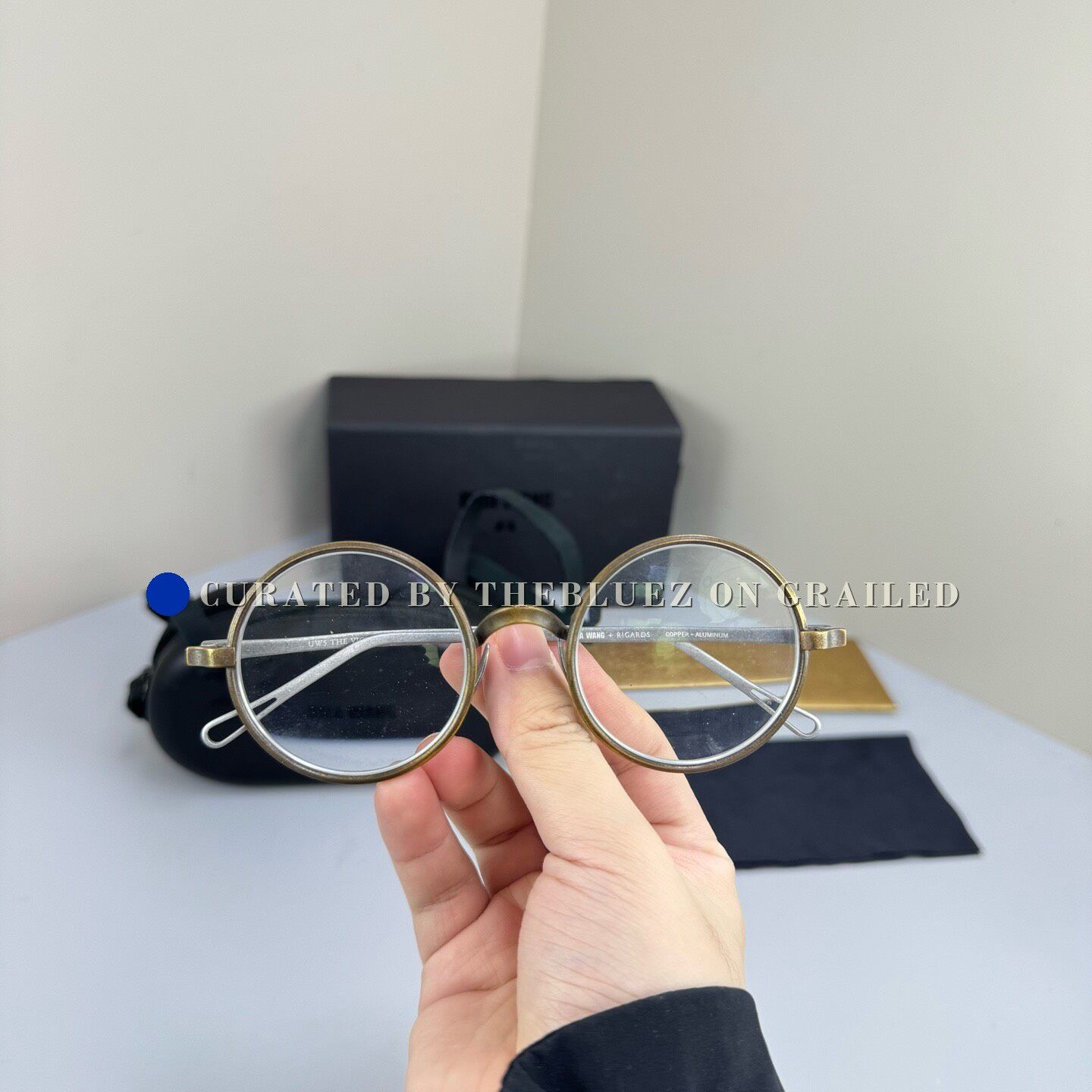 Uma Wang Uma Wang x Rigards Metal Eyeglass Frame Size ONE SIZE - 4 Thumbnail