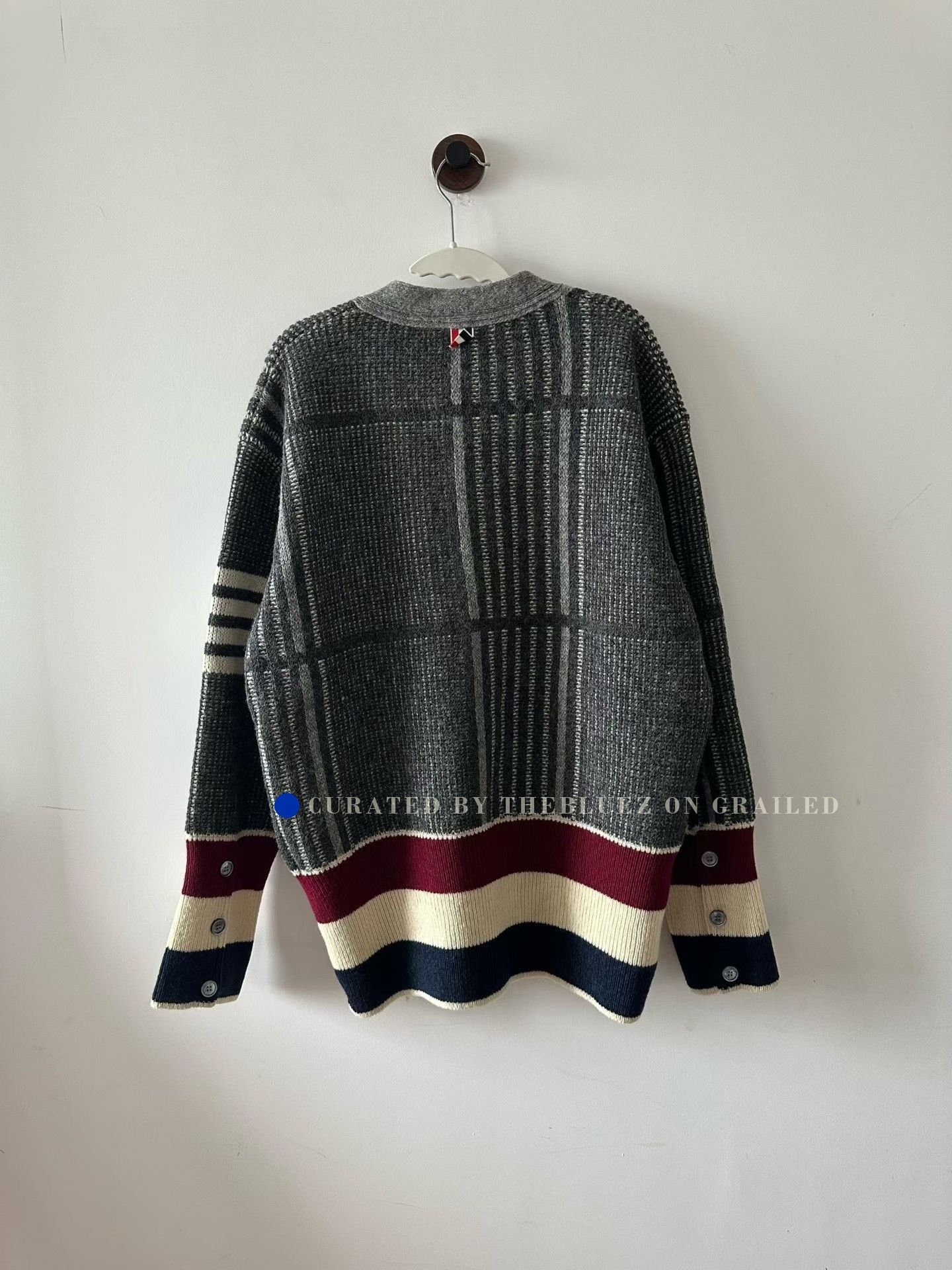 Thom Browne Thom Browne Striped Colorblock Wool Cardigan Size US S / EU 44-46 / 1 - 2 Thumbnail