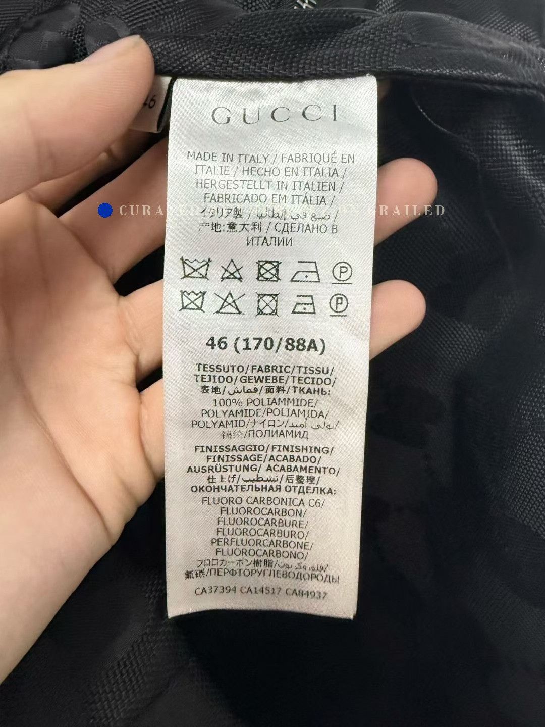 Gucci Gucci Black All-over Pattern Zip Windbreaker Size US S / EU 44-46 / 1 - 4 Thumbnail