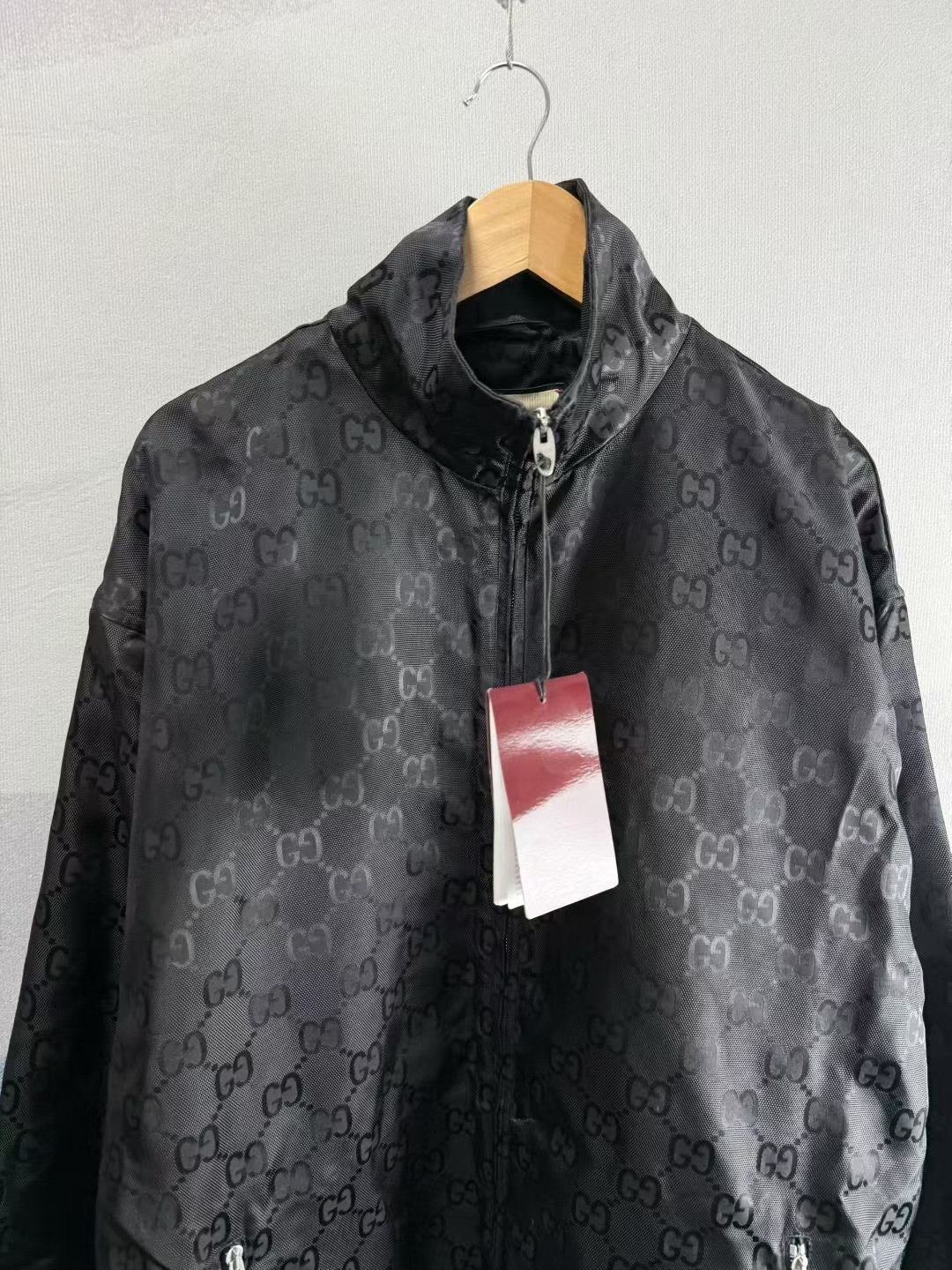 Gucci Gucci Black All-over Pattern Zip Windbreaker Size US S / EU 44-46 / 1 - 3 Thumbnail