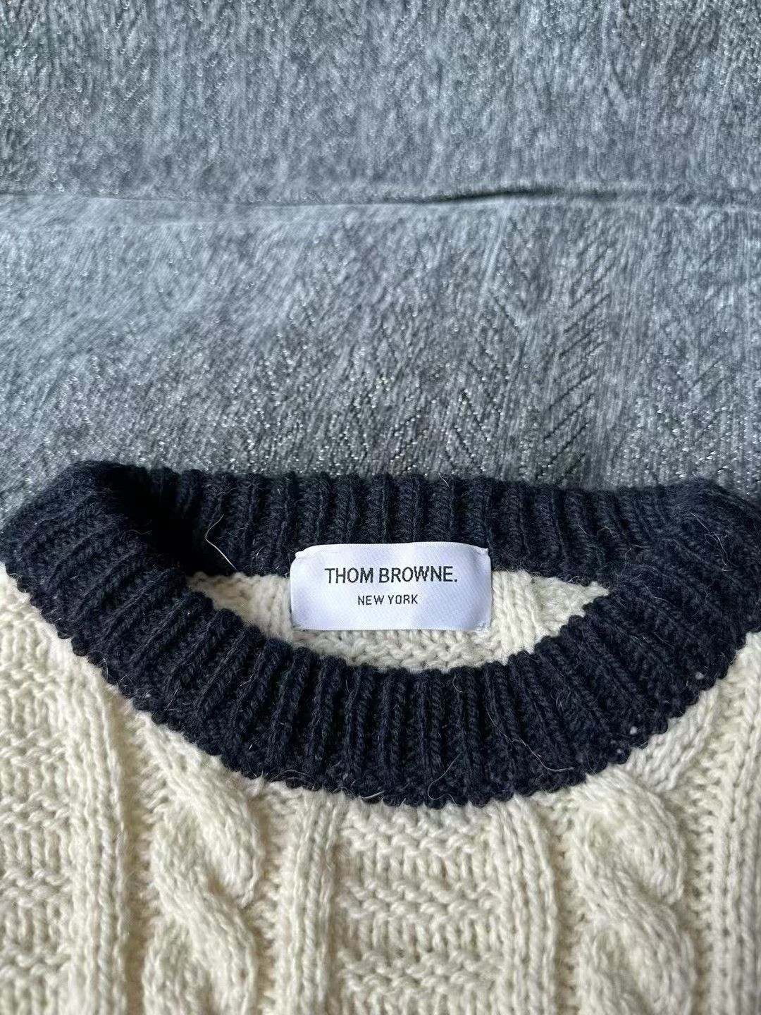 Thom Browne Thom Browne New Color Block Sweater Size US L / EU 52-54 / 3 - 3 Thumbnail