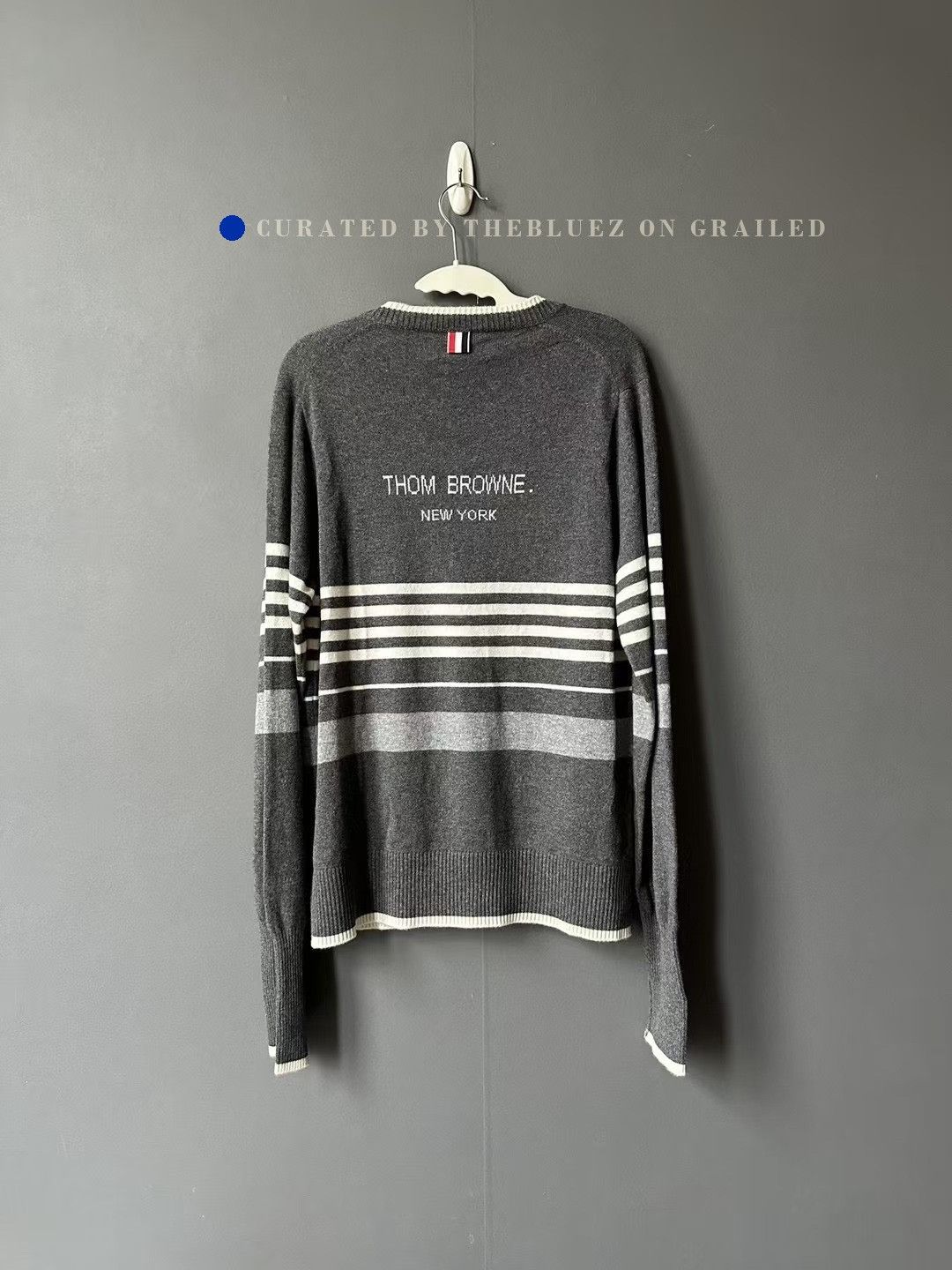 Thom Browne Thom Browne Striped Cashmere Cardigan Size US M / EU 48-50 / 2 - 2 Thumbnail
